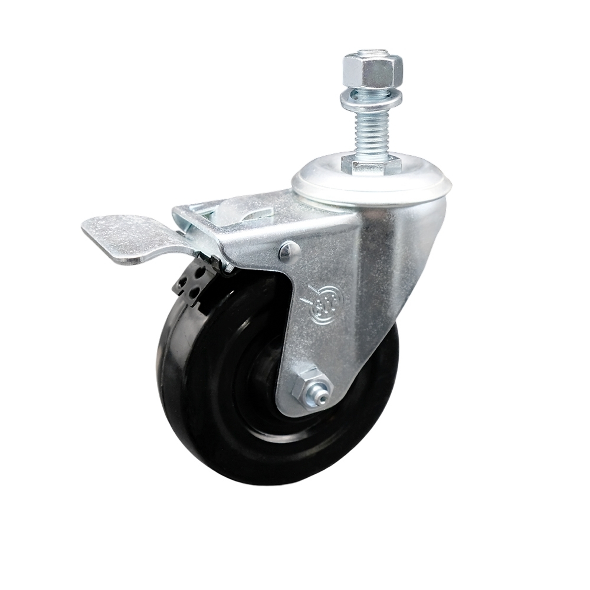 Service Caster, 4Inch x 1 1/4Inch Stem Caster, Wheel Diameter 4 in, Caster Type Swivel, Package (qty.) 1, Model SCC-TSTTL20S414-HRS-121315