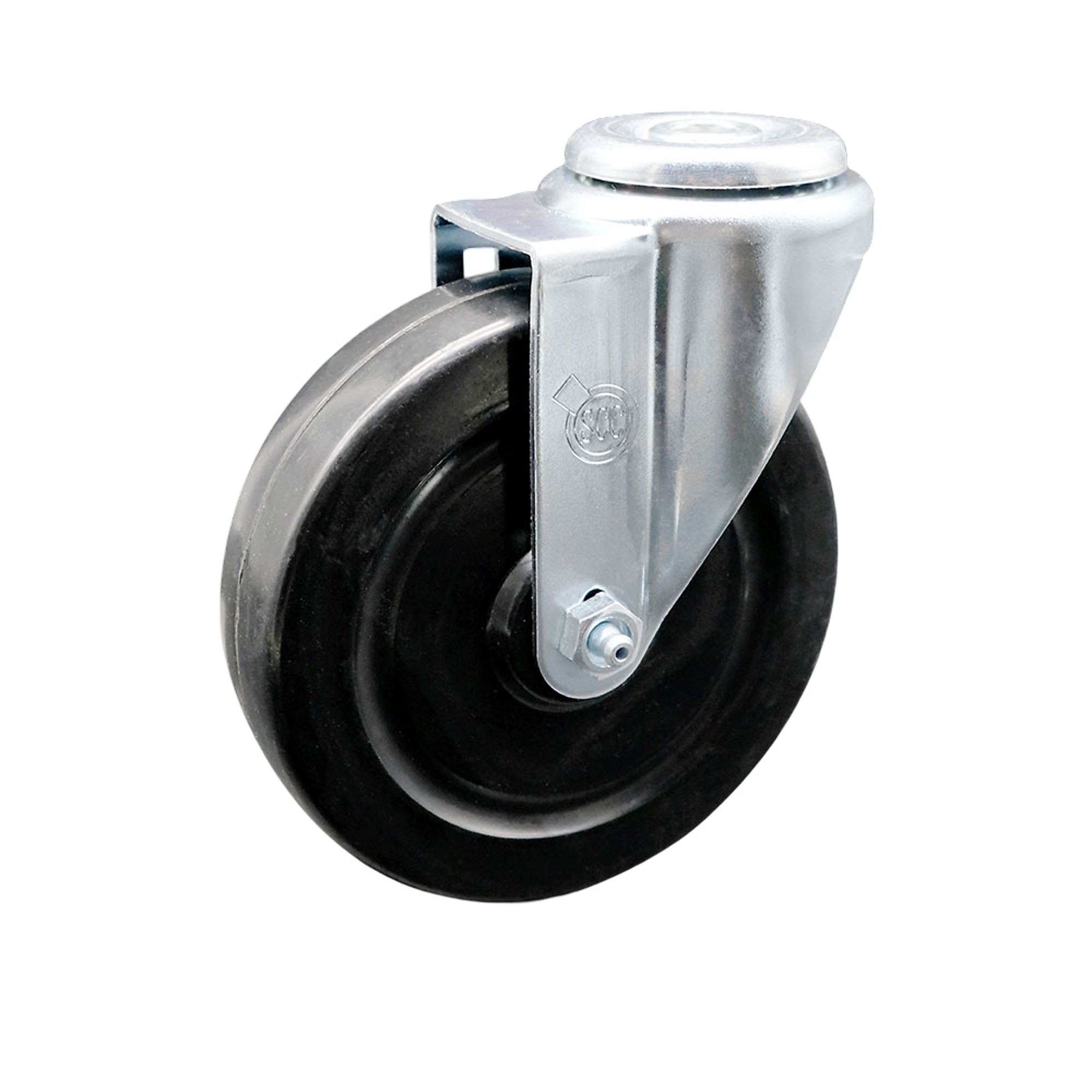 Service Caster, 5Inch x 1 1/4Inch Stem Caster, Wheel Diameter 5 in, Caster Type Swivel, Package (qty.) 1, Model SCC-BH20S514-HRS