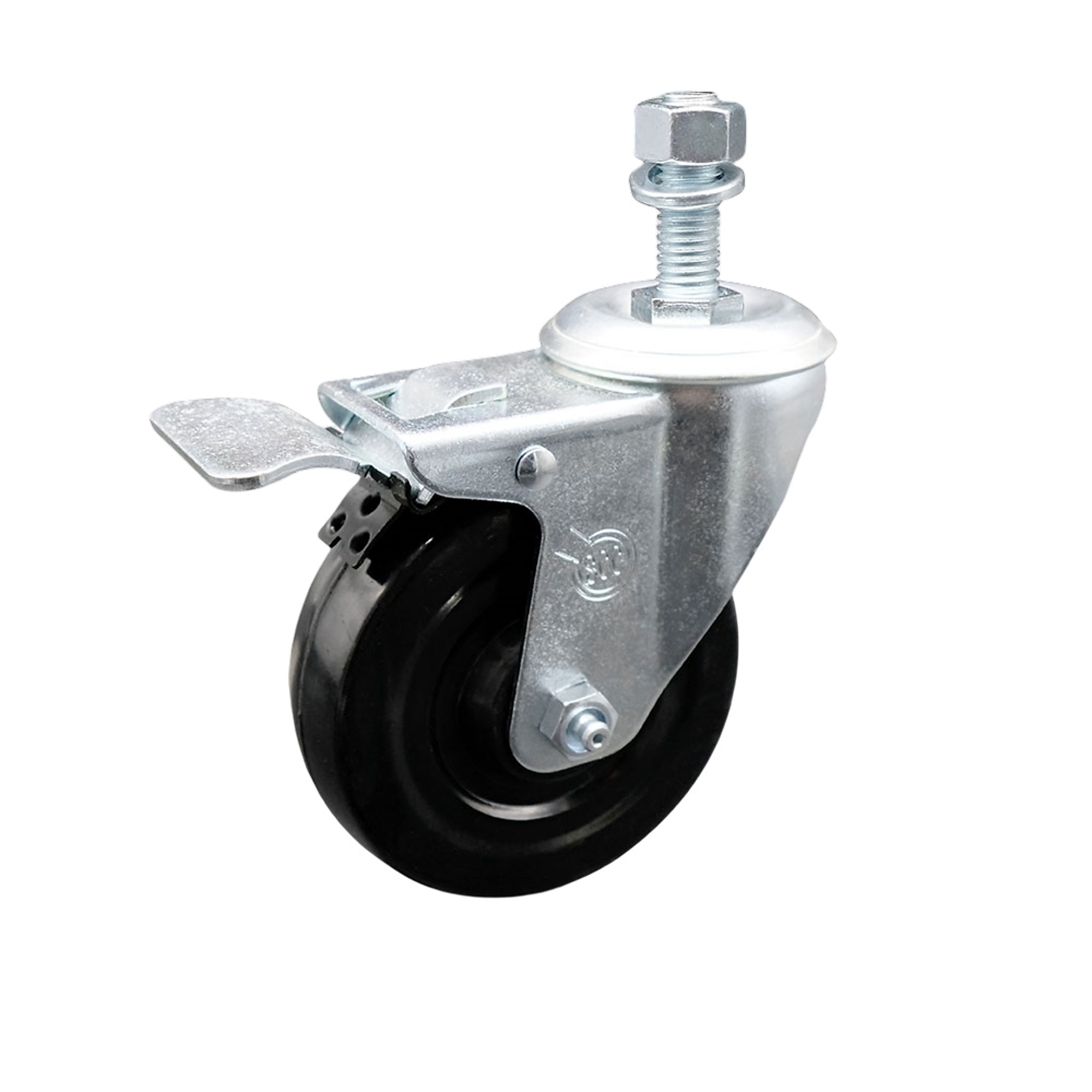 Service Caster, 4Inch x 1 1/4Inch Stem Caster, Wheel Diameter 4 in, Caster Type Swivel, Package (qty.) 1, Model SCC-SSTSTTL20S414-HRS-121315