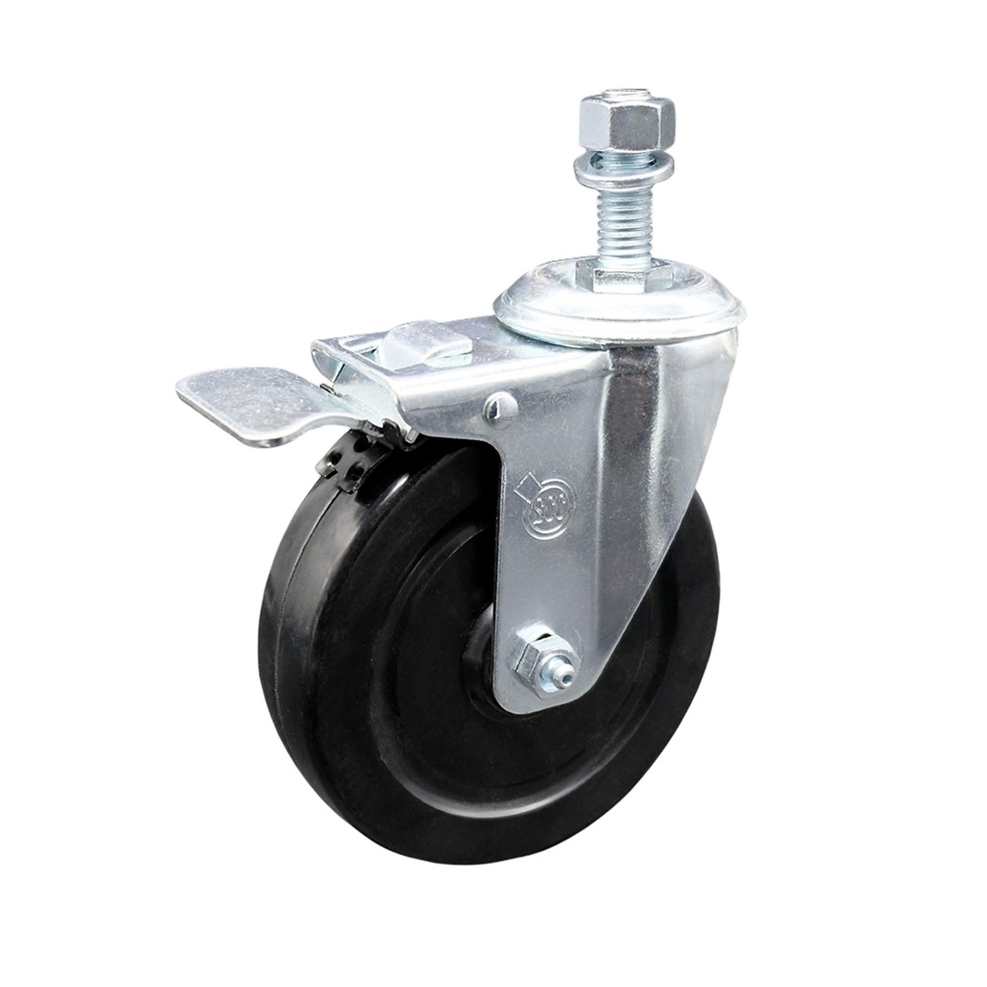 Service Caster, 5Inch x 1 1/4Inch Stem Caster, Wheel Diameter 5 in, Caster Type Swivel, Package (qty.) 1, Model SCC-SSTSTTL20S514-HRS-121315