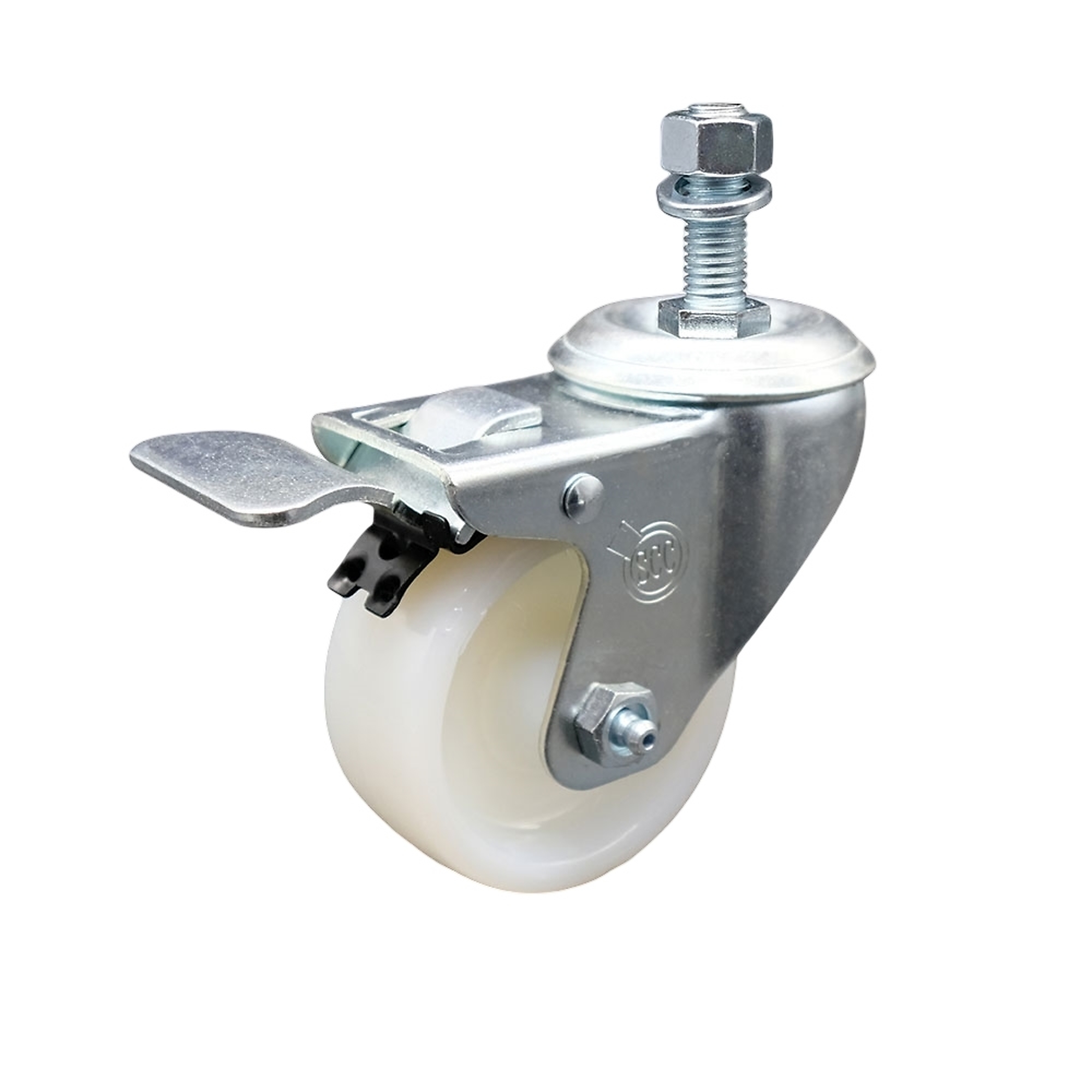 Service Caster, 3Inch x 1 1/4Inch Stem Caster, Wheel Diameter 3 in, Caster Type Swivel, Package (qty.) 1, Model SCC-TSTTL20S314-NYS-121315