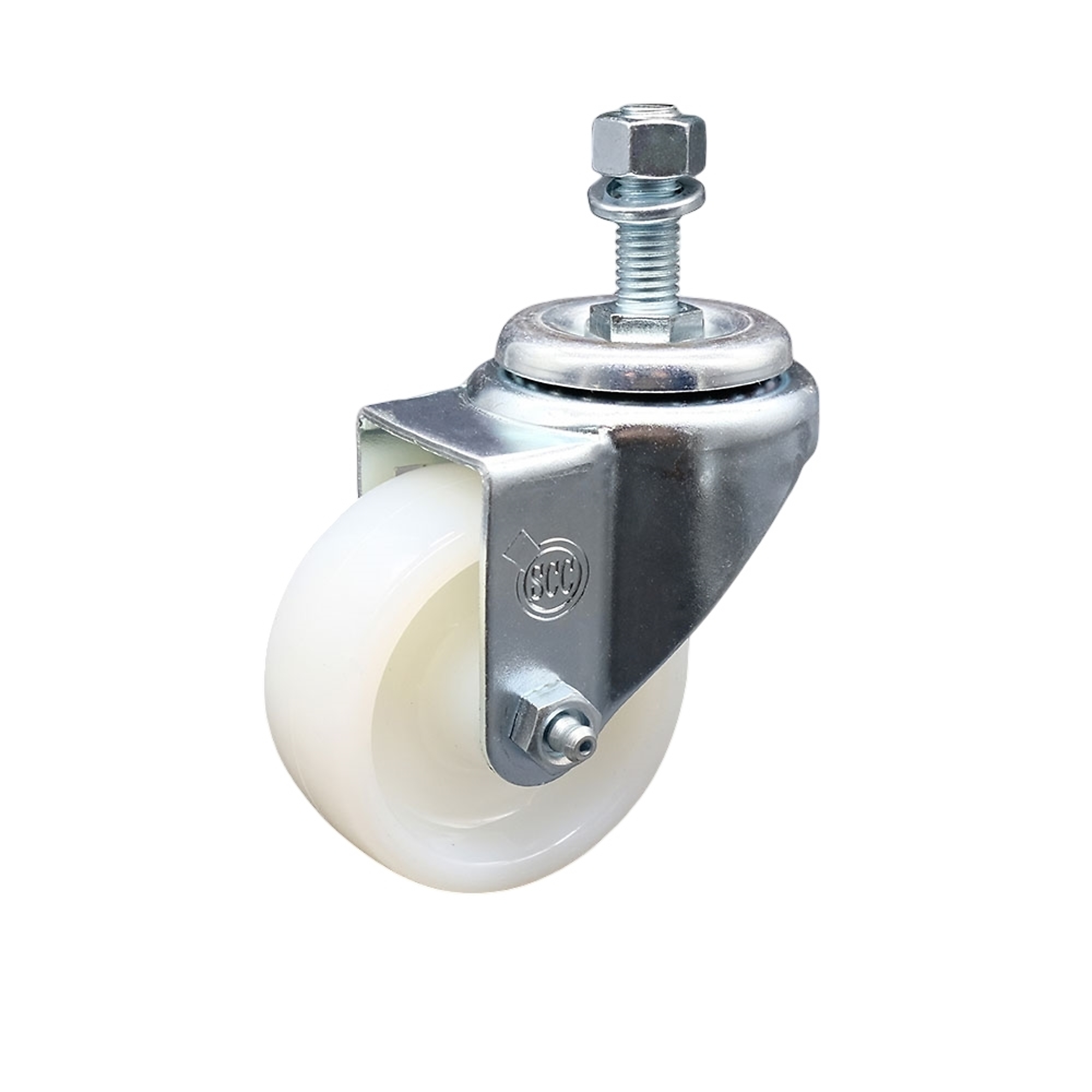 Service Caster, 3Inch x 1 1/4Inch Stem Caster, Wheel Diameter 3 in, Caster Type Swivel, Package (qty.) 1, Model SCC-SSTS20S314-NYS-121315