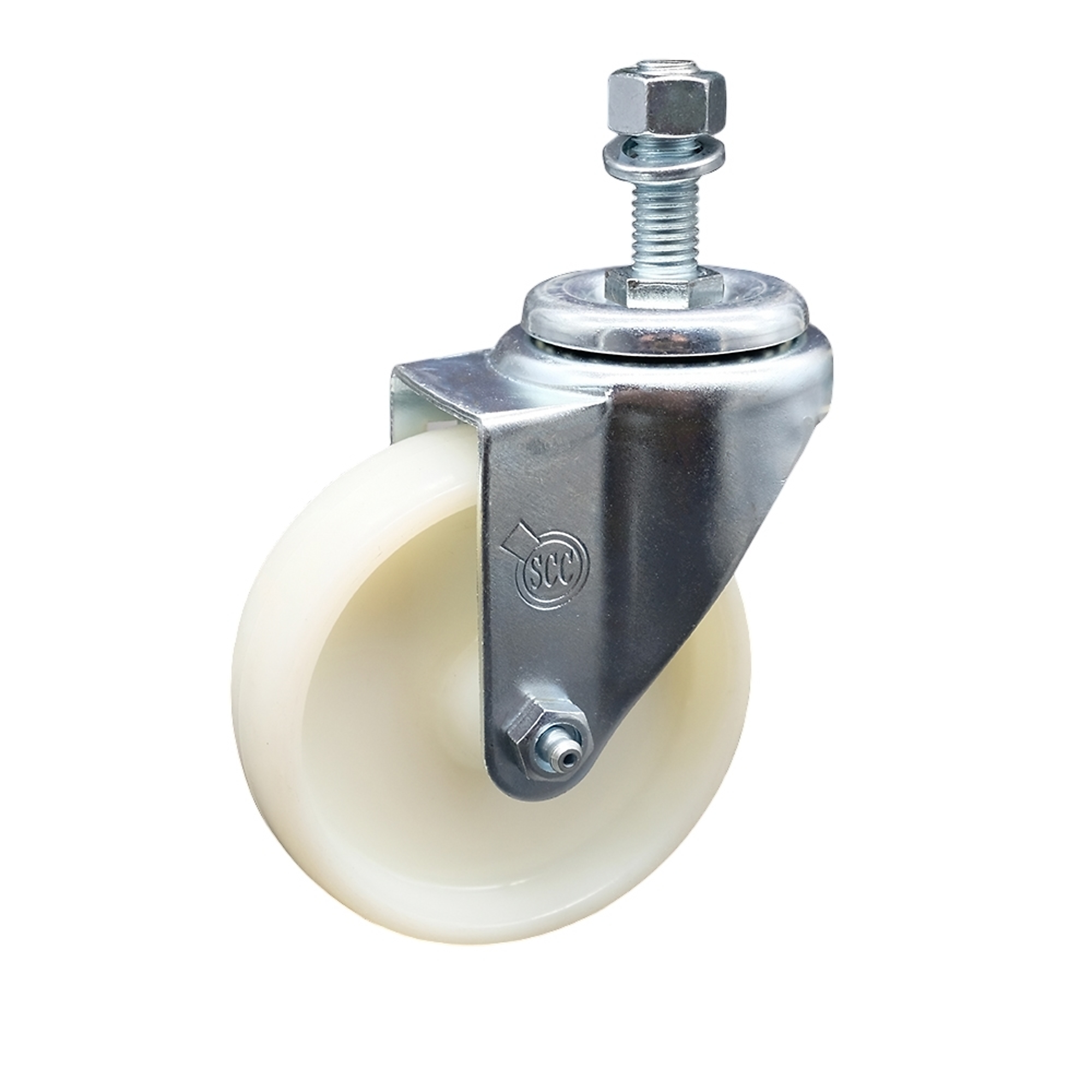 Service Caster, 4Inch x 1 1/4Inch Stem Caster, Wheel Diameter 4 in, Caster Type Swivel, Package (qty.) 1, Model SCC-TS20S414-NYS-M1215