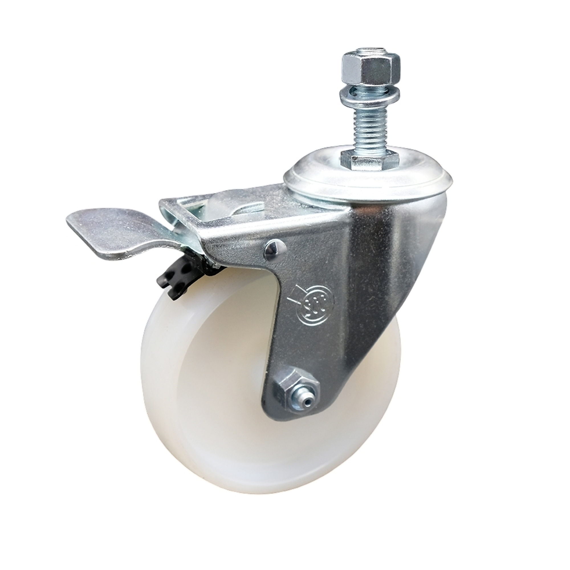 Service Caster, 4Inch x 1 1/4Inch Stem Caster, Wheel Diameter 4 in, Caster Type Swivel, Package (qty.) 1, Model SCC-SSTSTTL20S414-NYS-121315