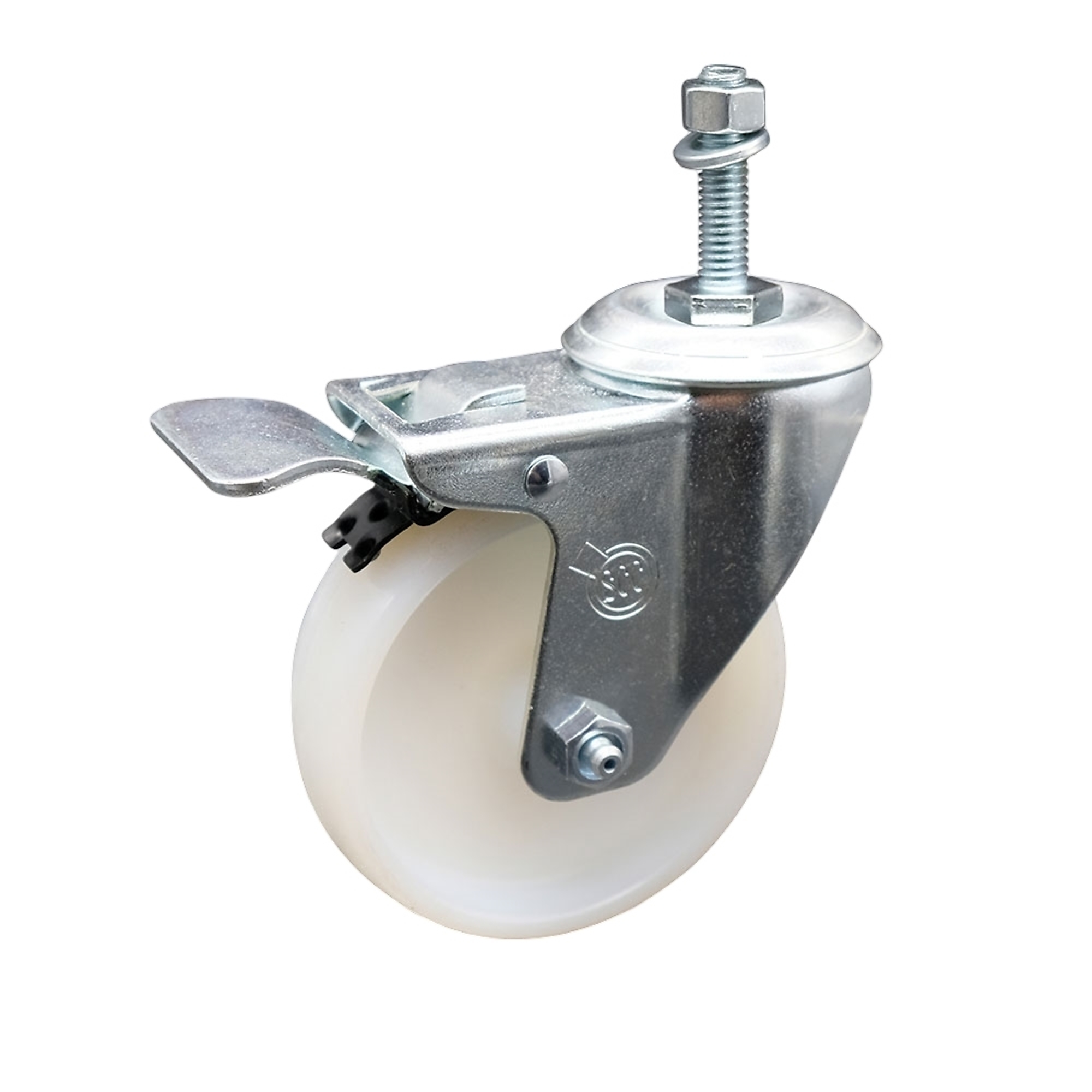 Service Caster, 4Inch x 1 1/4Inch Stem Caster, Wheel Diameter 4 in, Caster Type Swivel, Package (qty.) 1, Model SCC-TSTTL20S414-NYS-381615