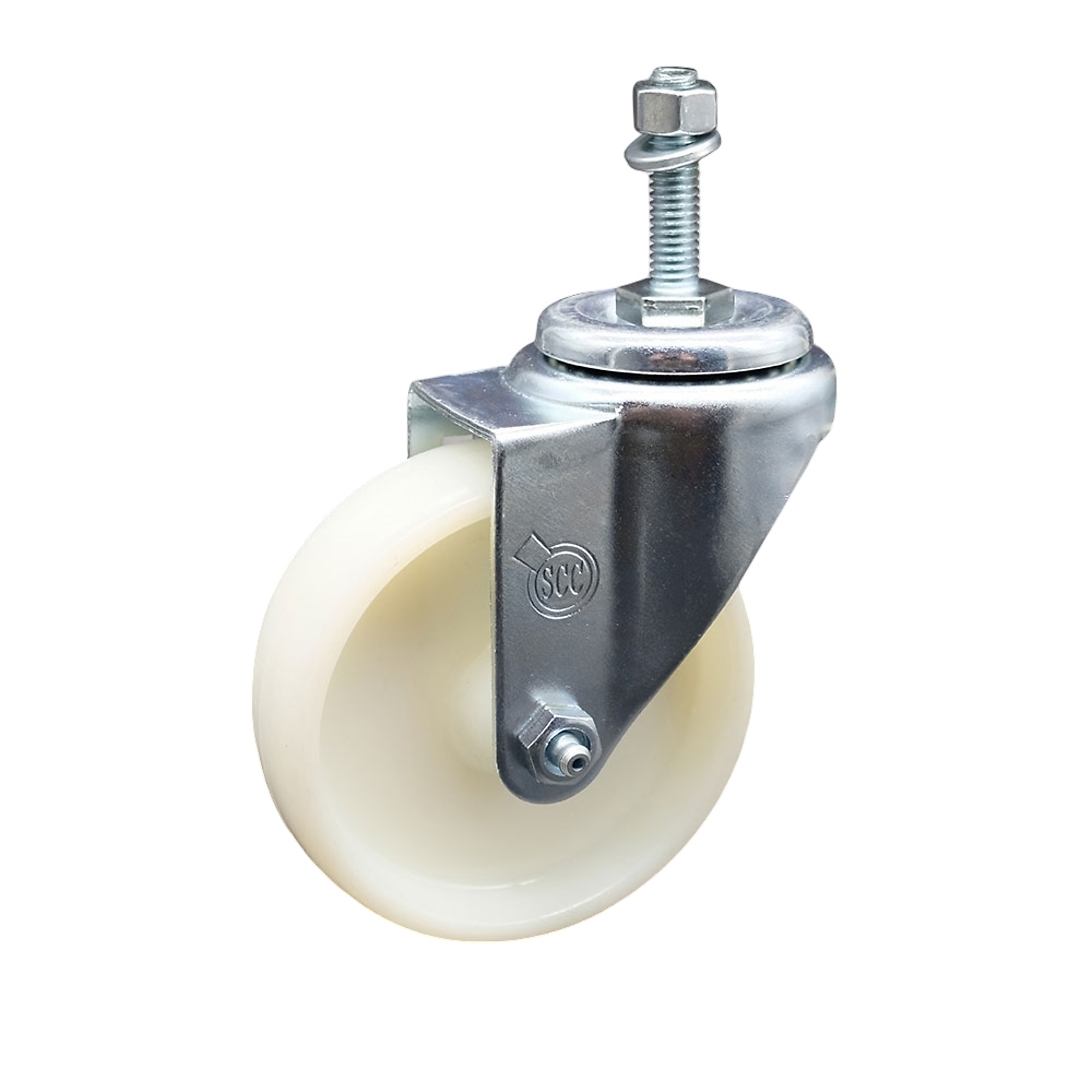 Service Caster, 4Inch x 1 1/4Inch Stem Caster, Wheel Diameter 4 in, Caster Type Swivel, Package (qty.) 1, Model SCC-SSTS20S414-NYS-M1015