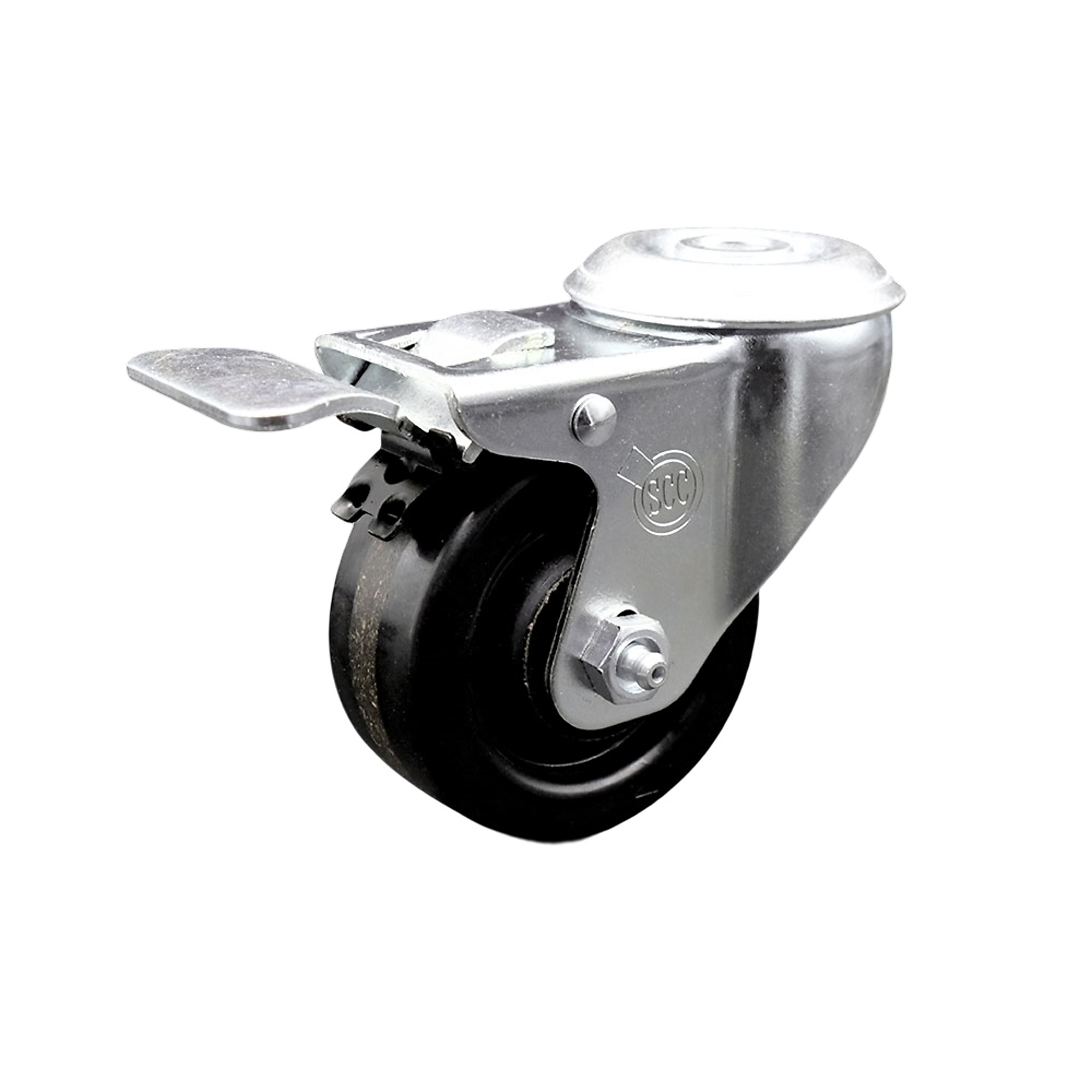 Service Caster, 3Inch x 1 1/4Inch Stem Caster, Wheel Diameter 3 in, Caster Type Swivel, Package (qty.) 1, Model SCC-BHTTL20S314-PHR