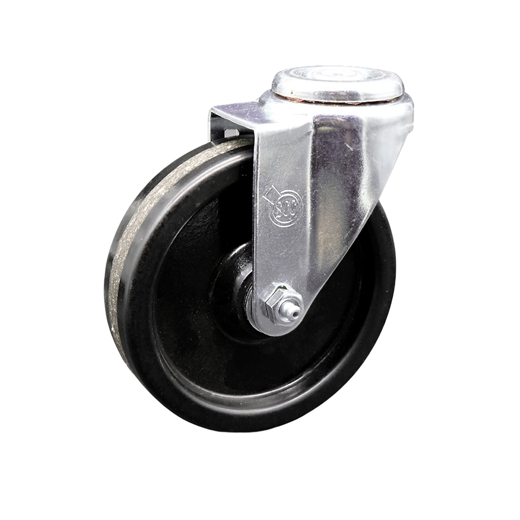 Service Caster, 5Inch x 1 1/4Inch Stem Caster, Wheel Diameter 5 in, Caster Type Swivel, Package (qty.) 1, Model SCC-BH20S514-PHR