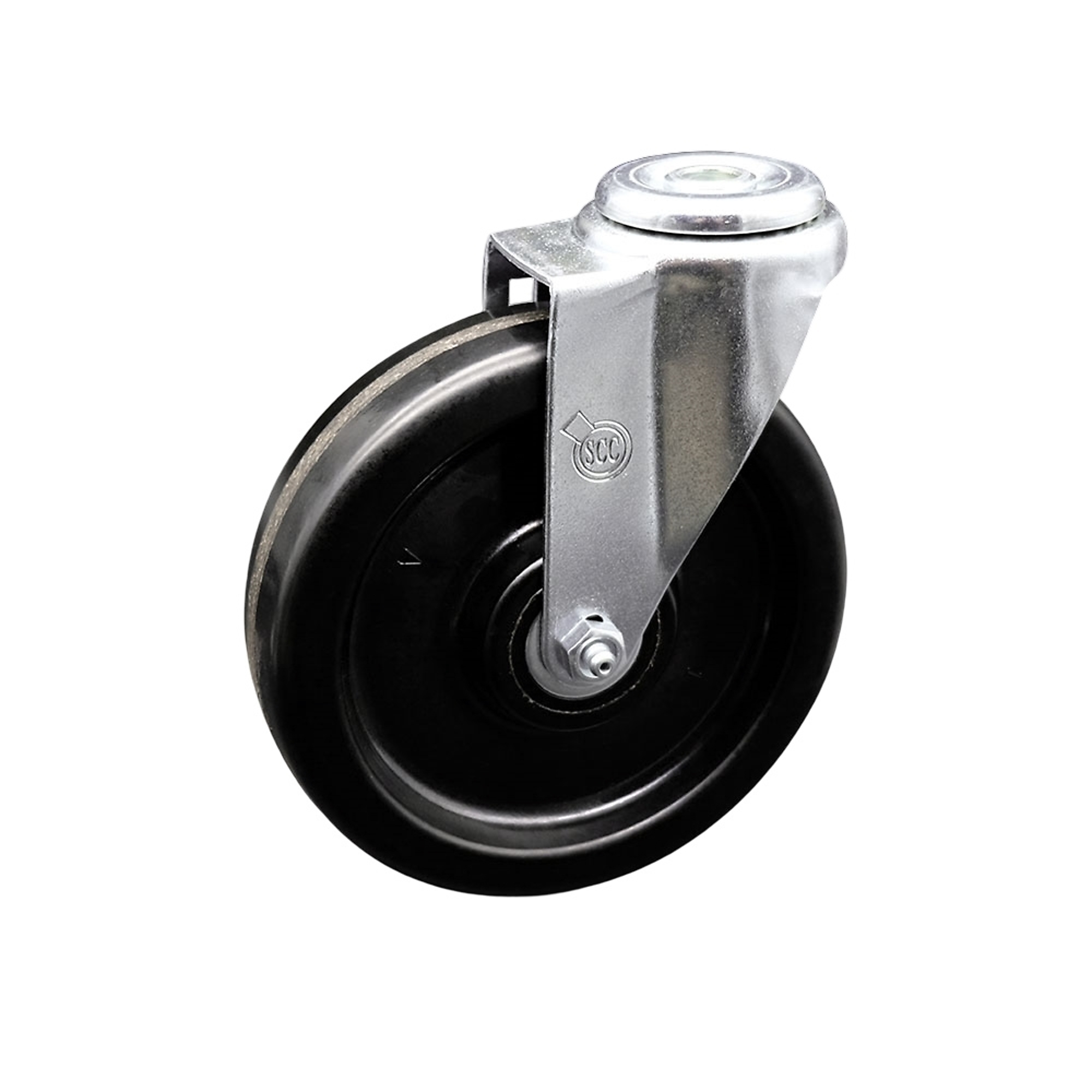 Service Caster, 6Inch x 1 1/2Inch Stem Caster, Wheel Diameter 6 in, Caster Type Swivel, Package (qty.) 1, Model SCC-BH20S615-PHR