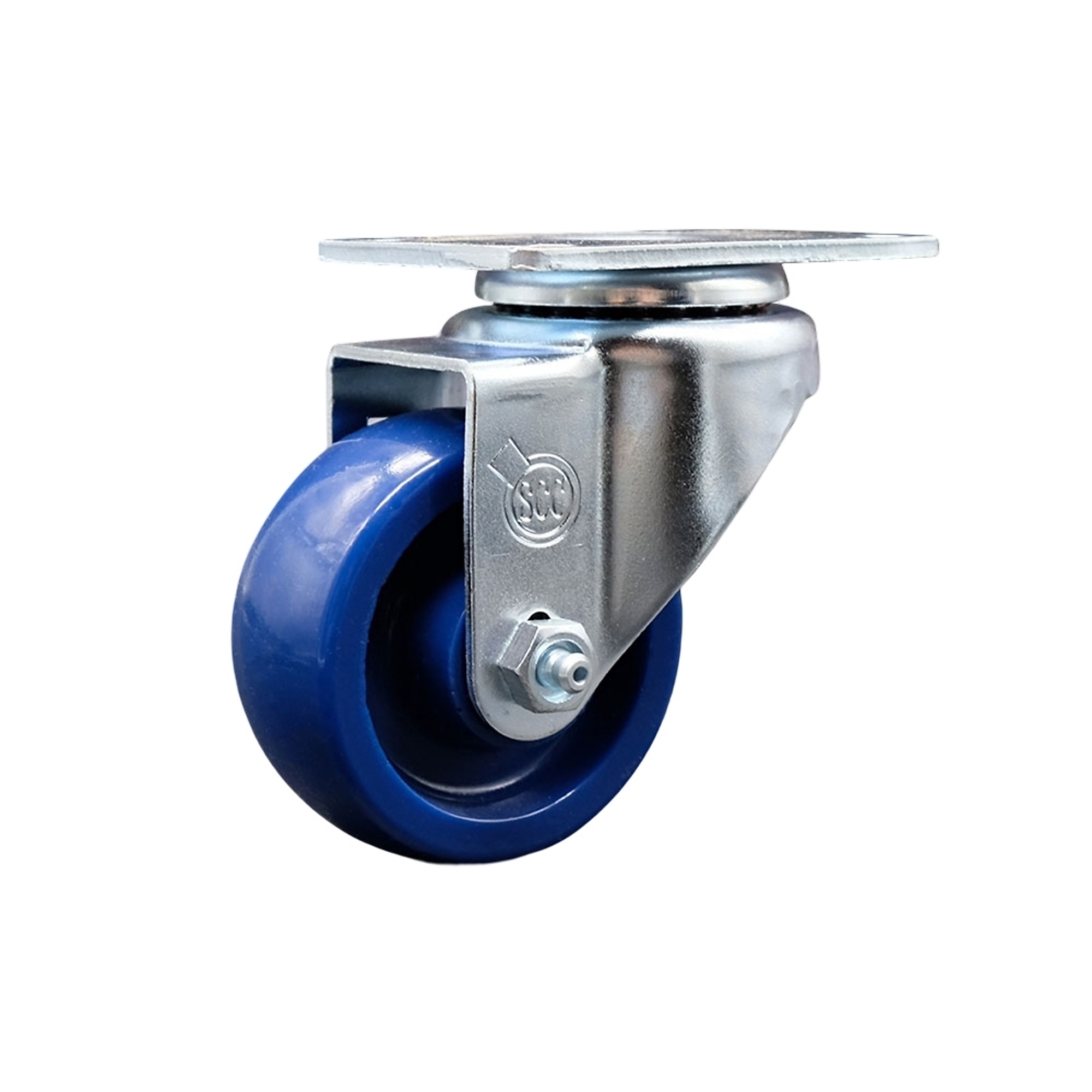 Service Caster, 3Inch x 1 1/4Inch Plate Caster, Wheel Diameter 3 in, Caster Type Swivel, Package (qty.) 1, Model SCC-20S314-SPUS