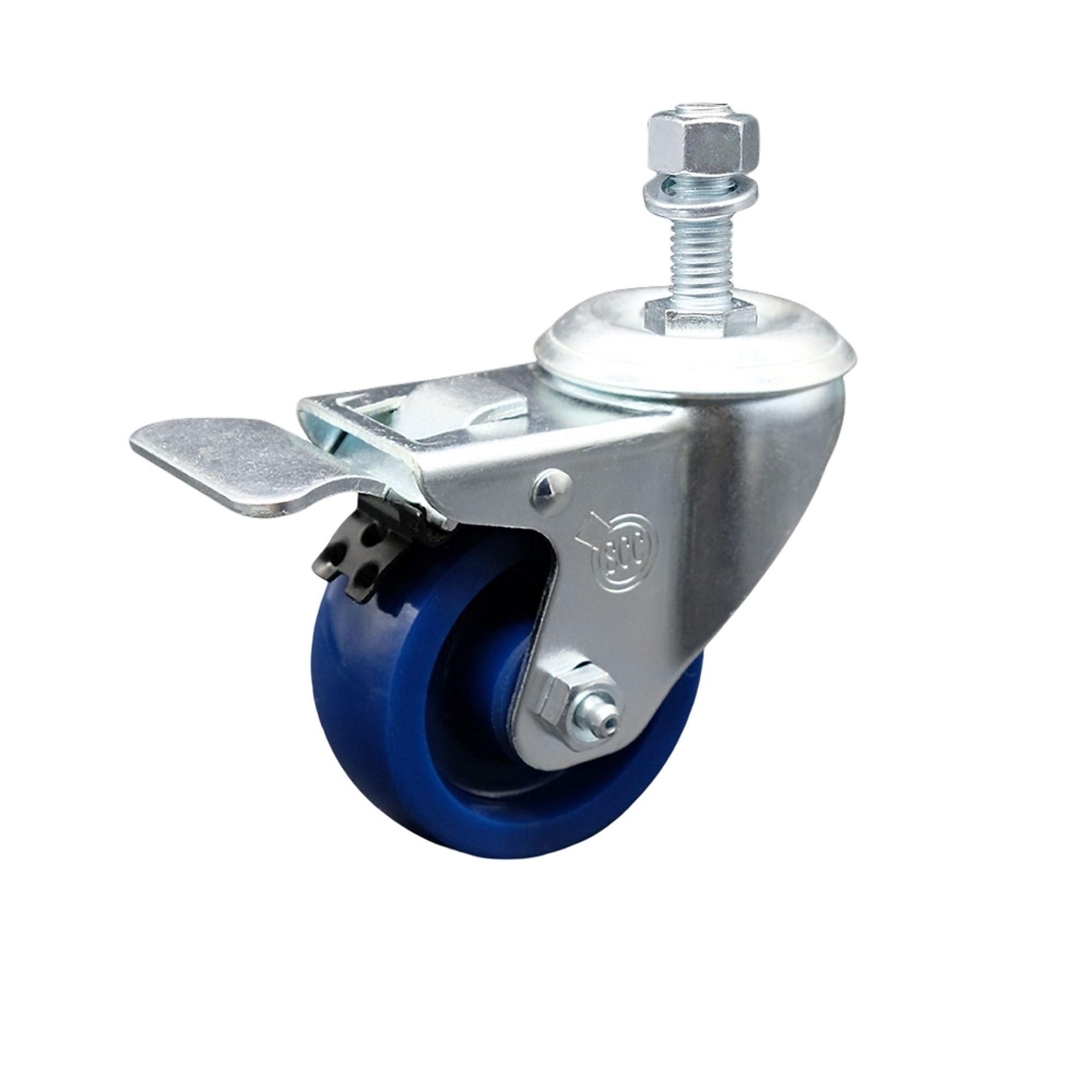 Service Caster, 3Inch x 1 1/4Inch Stem Caster, Wheel Diameter 3 in, Caster Type Swivel, Package (qty.) 1, Model SCC-TSTTL20S314-SPUS-121315