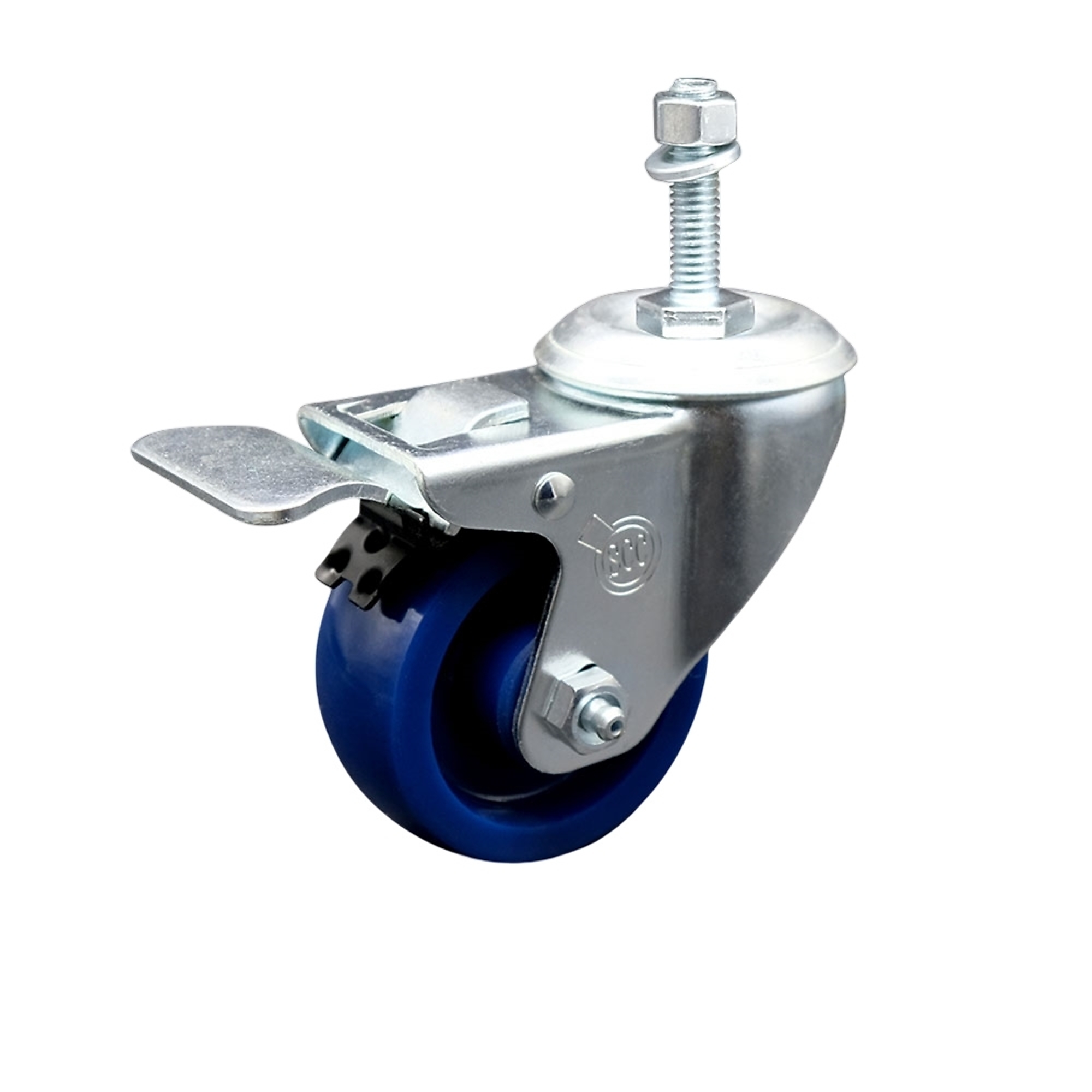 Service Caster, 3Inch x 1 1/4Inch Stem Caster, Wheel Diameter 3 in, Caster Type Swivel, Package (qty.) 1, Model SCC-TSTTL20S314-SPUS-381615