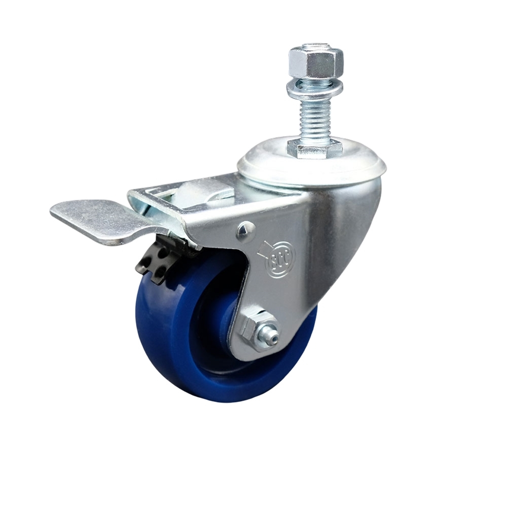 Service Caster, 3Inch x 1 1/4Inch Stem Caster, Wheel Diameter 3 in, Caster Type Swivel, Package (qty.) 1, Model SCC-TSTTL20S314-SPUS-M1215