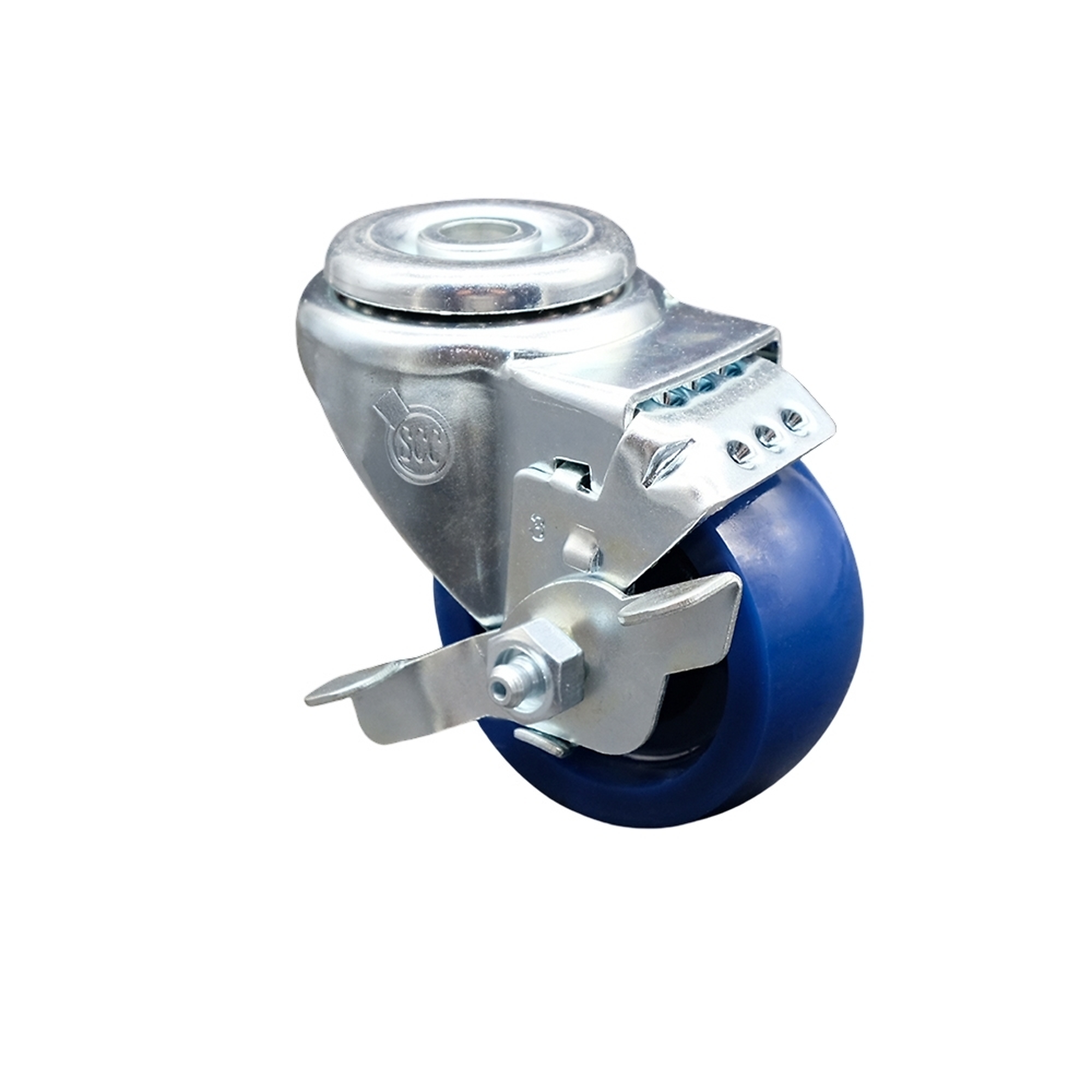 Service Caster, 3 1/2Inch x 1 1/4Inch Stem Caster, Wheel Diameter 3.5 in, Caster Type Swivel, Package (qty.) 1, Model SCC-BH20S3514-SPUS-TLB