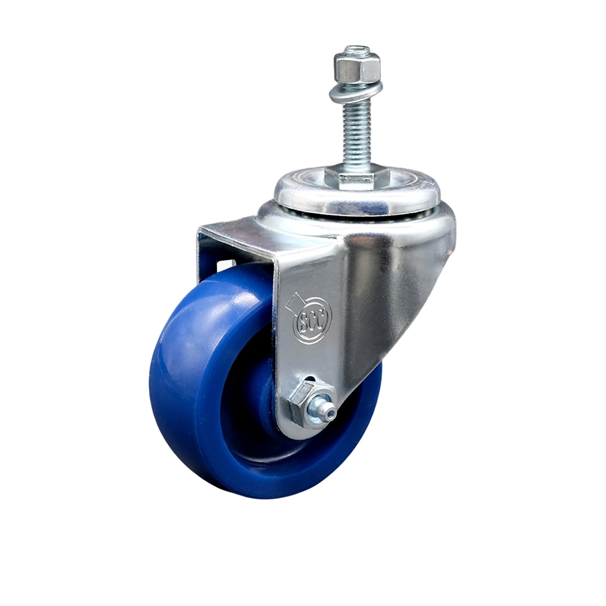 Service Caster, 3Inch x 1 1/4Inch Stem Caster, Wheel Diameter 3 in, Caster Type Swivel, Package (qty.) 1, Model SCC-SSTS20S314-SPUS-381615