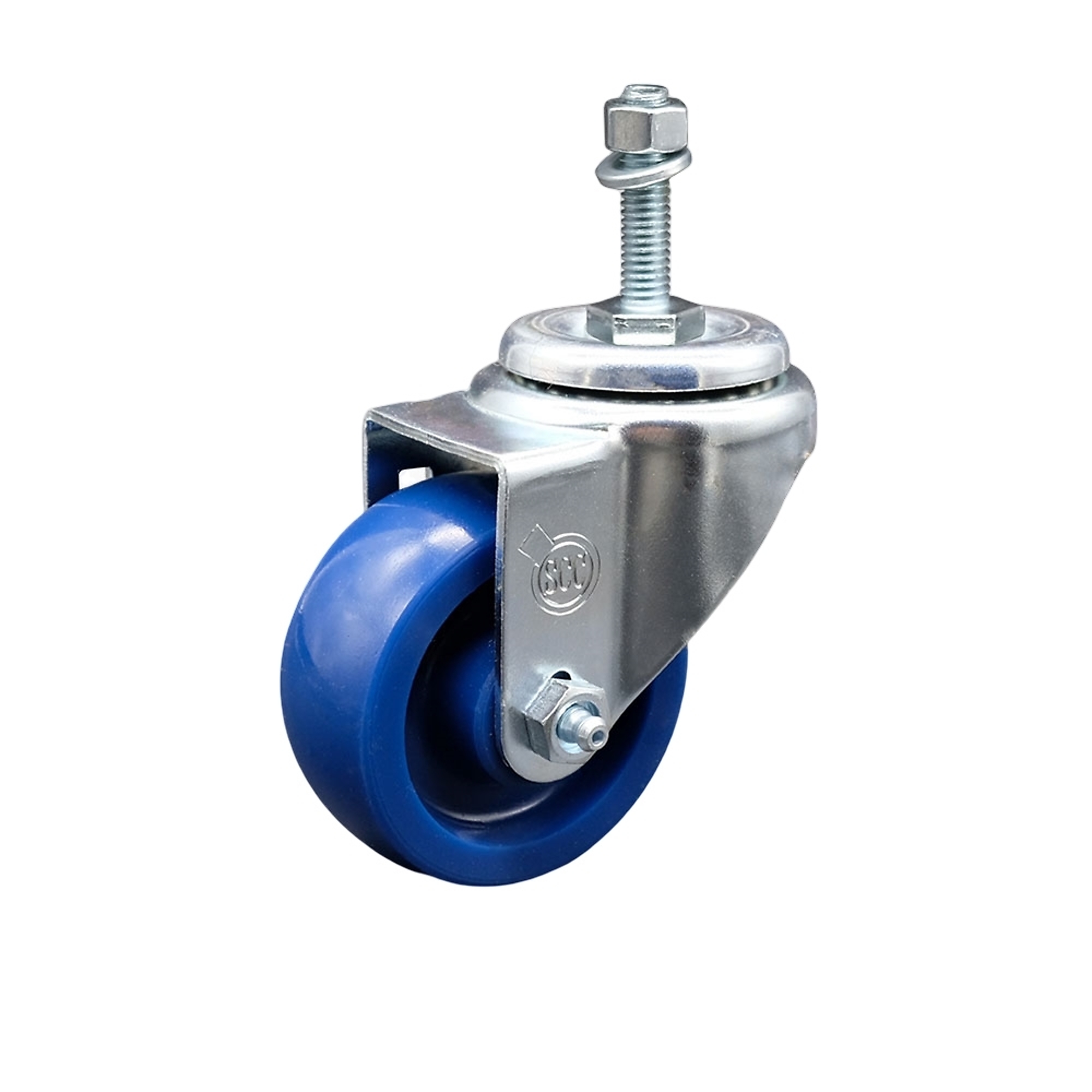 Service Caster, 3Inch x 1 1/4Inch Stem Caster, Wheel Diameter 3 in, Caster Type Swivel, Package (qty.) 1, Model SCC-SSTS20S314-SPUS-M1015