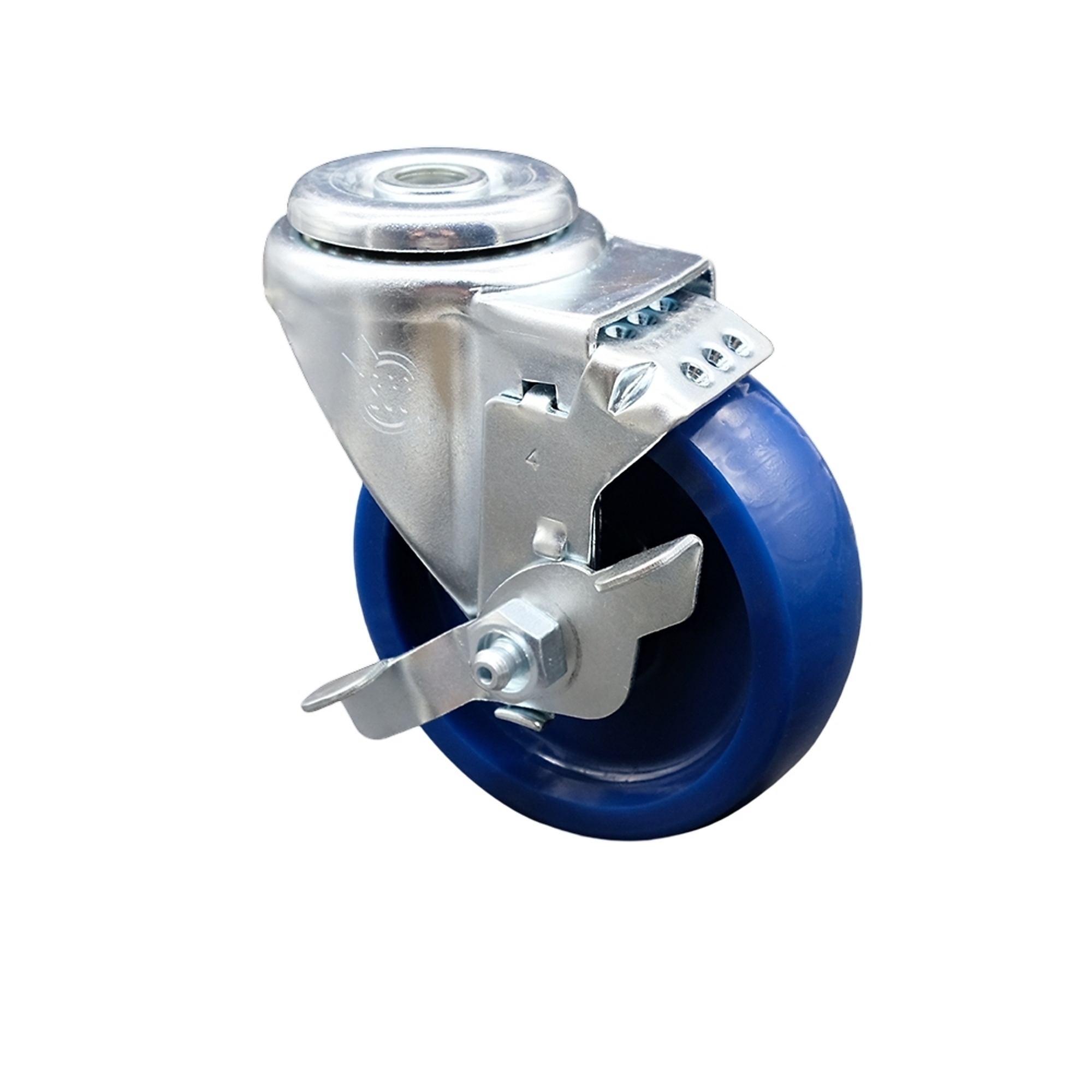 Service Caster, 4Inch x 1 1/4Inch Stem Caster, Wheel Diameter 4 in, Caster Type Swivel, Package (qty.) 1, Model SCC-BH20S414-SPUS-TLB