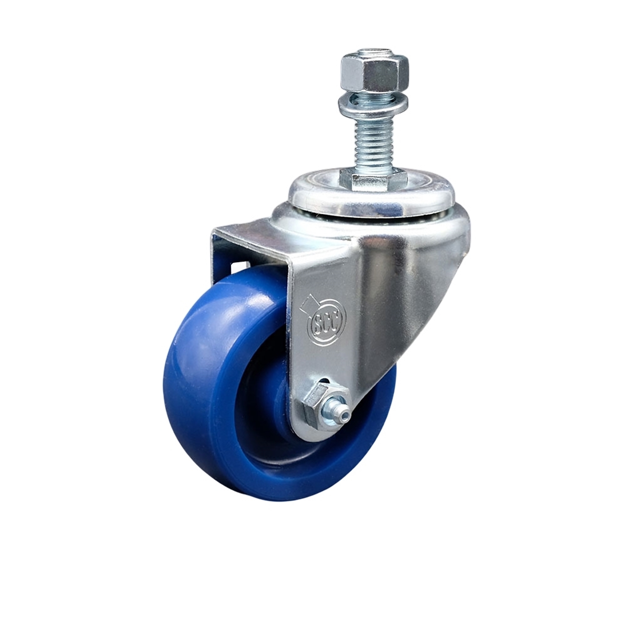 Service Caster, 3 1/2Inch x 1 1/4Inch Stem Caster, Wheel Diameter 3.5 in, Caster Type Swivel, Package (qty.) 1, Model SCC-SSTS20S3514-SPUS-M1215