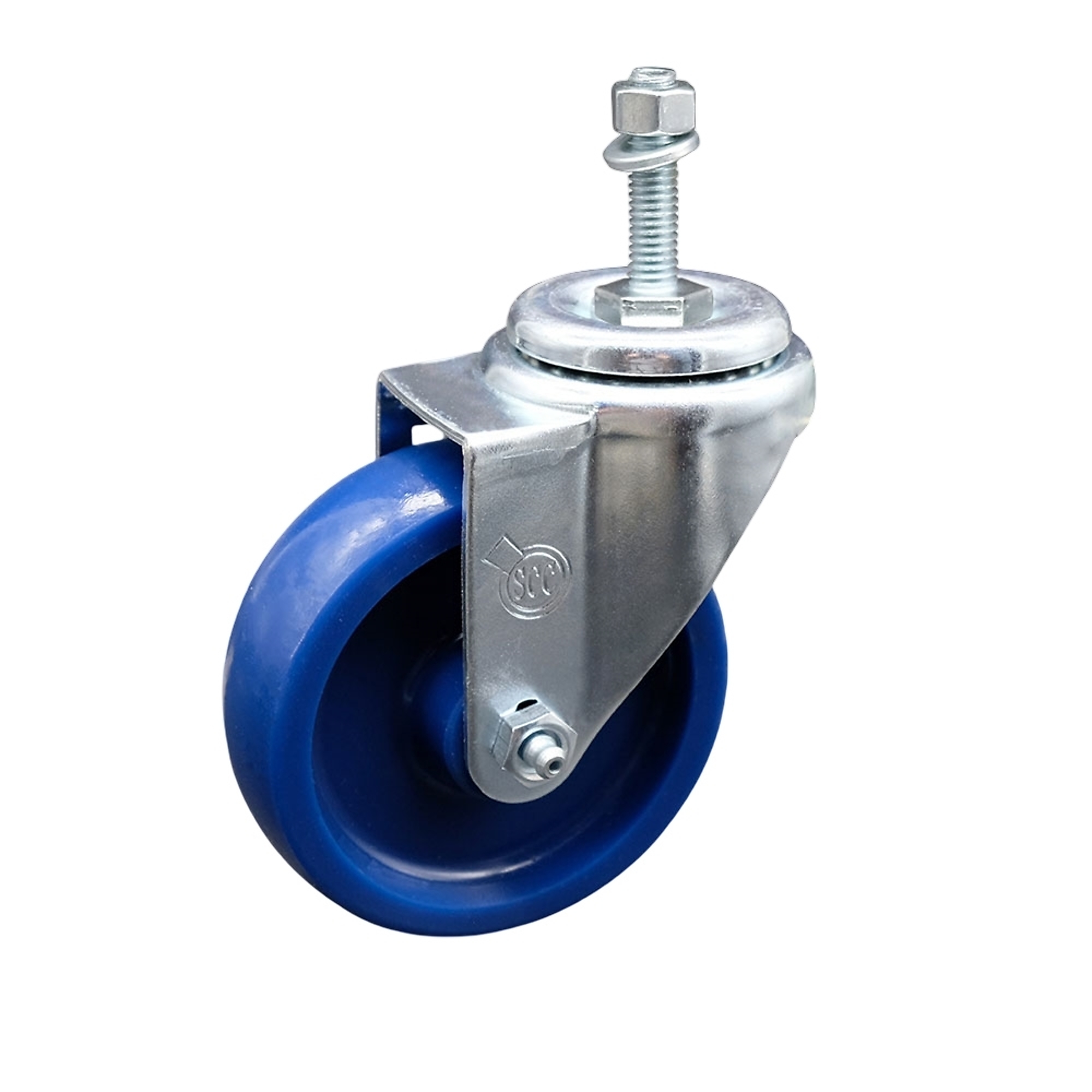 Service Caster, 4Inch x 1 1/4Inch Stem Caster, Wheel Diameter 4 in, Caster Type Swivel, Package (qty.) 1, Model SCC-TS20S414-SPUS-381615