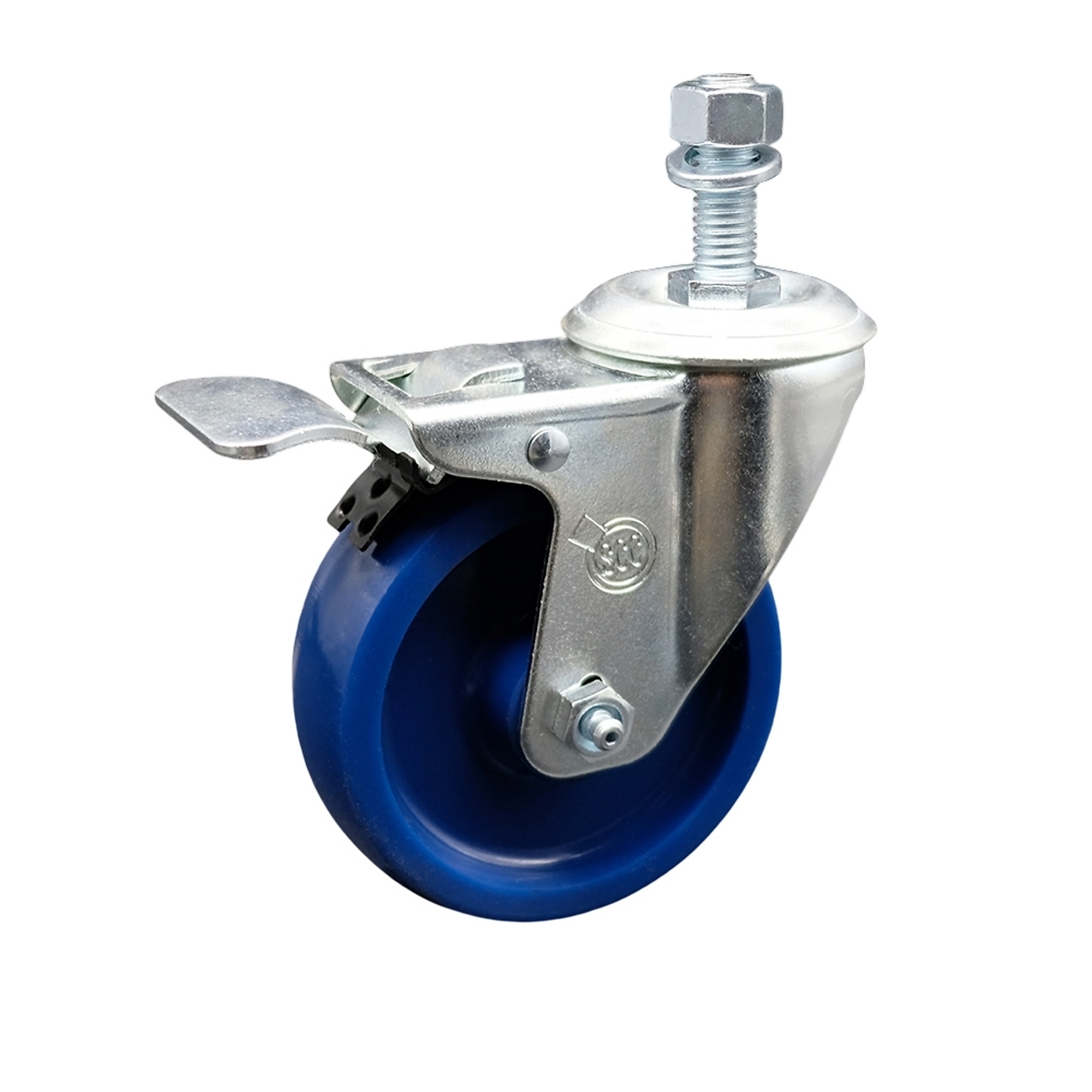 Service Caster, 4Inch x 1 1/4Inch Stem Caster, Wheel Diameter 4 in, Caster Type Swivel, Package (qty.) 1, Model SCC-SSTSTTL20S414-SPUS-121315