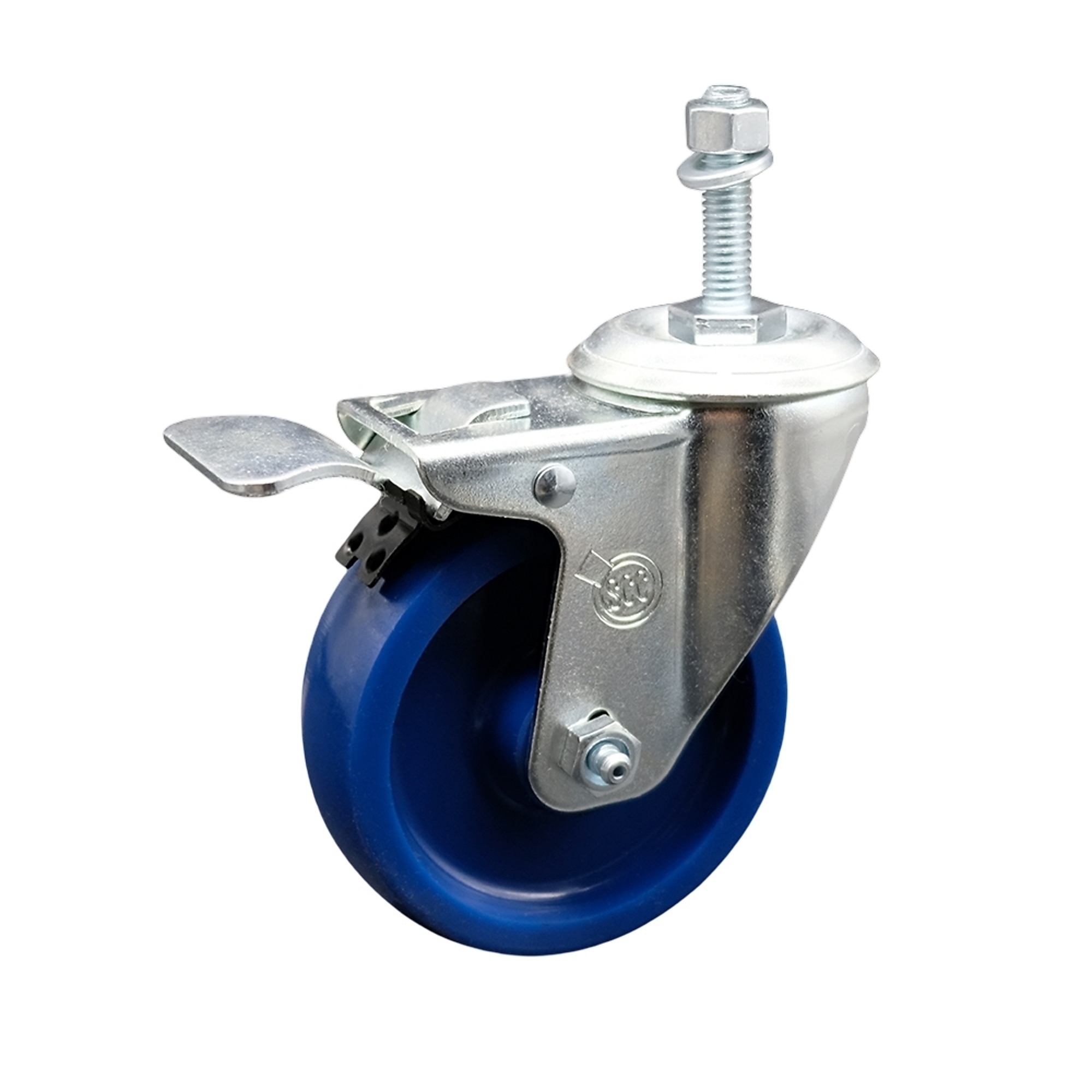 Service Caster, 4Inch x 1 1/4Inch Stem Caster, Wheel Diameter 4 in, Caster Type Swivel, Package (qty.) 1, Model SCC-TSTTL20S414-SPUS-M1015