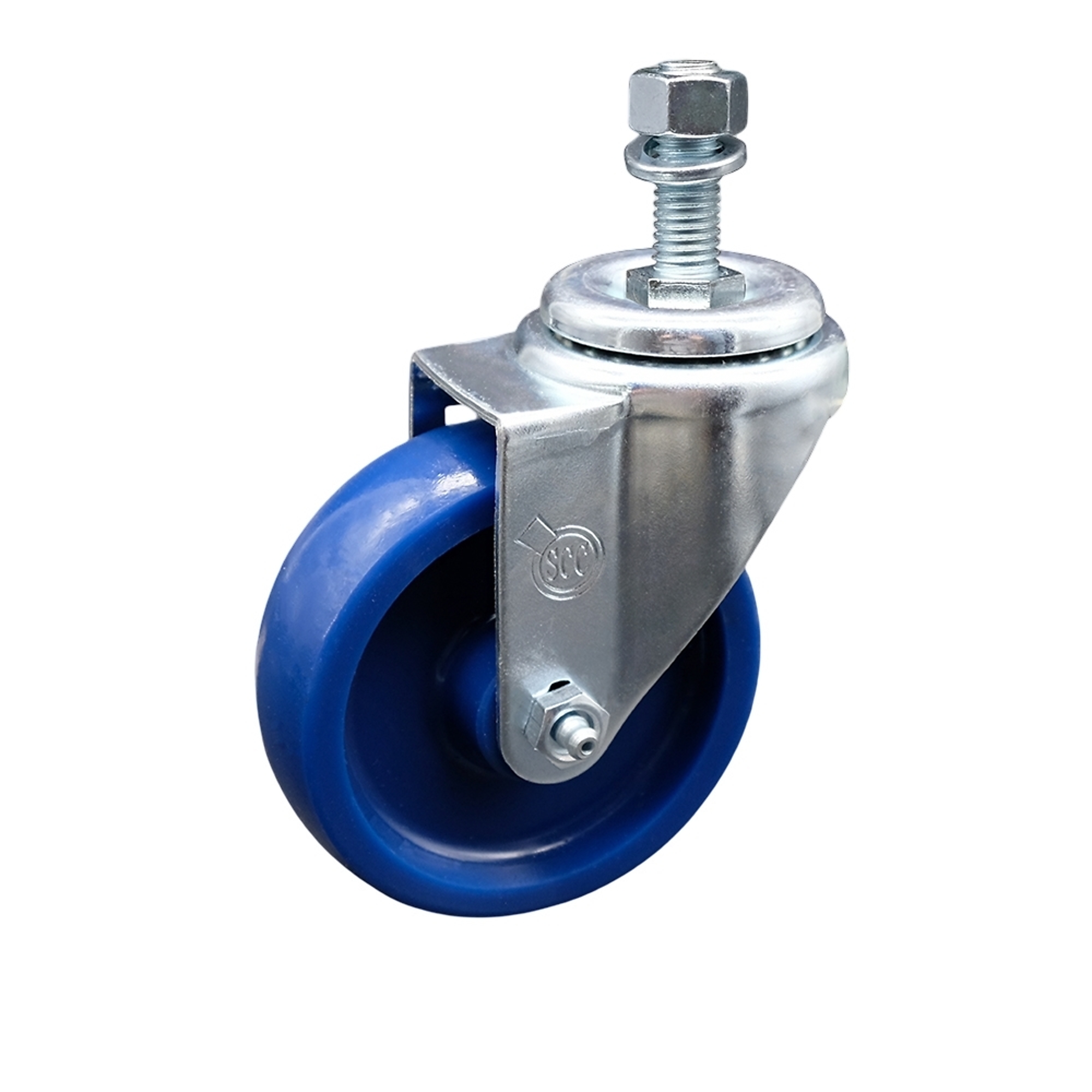 Service Caster, 4Inch x 1 1/4Inch Stem Caster, Wheel Diameter 4 in, Caster Type Swivel, Package (qty.) 1, Model SCC-SSTS20S414-SPUS-M1215