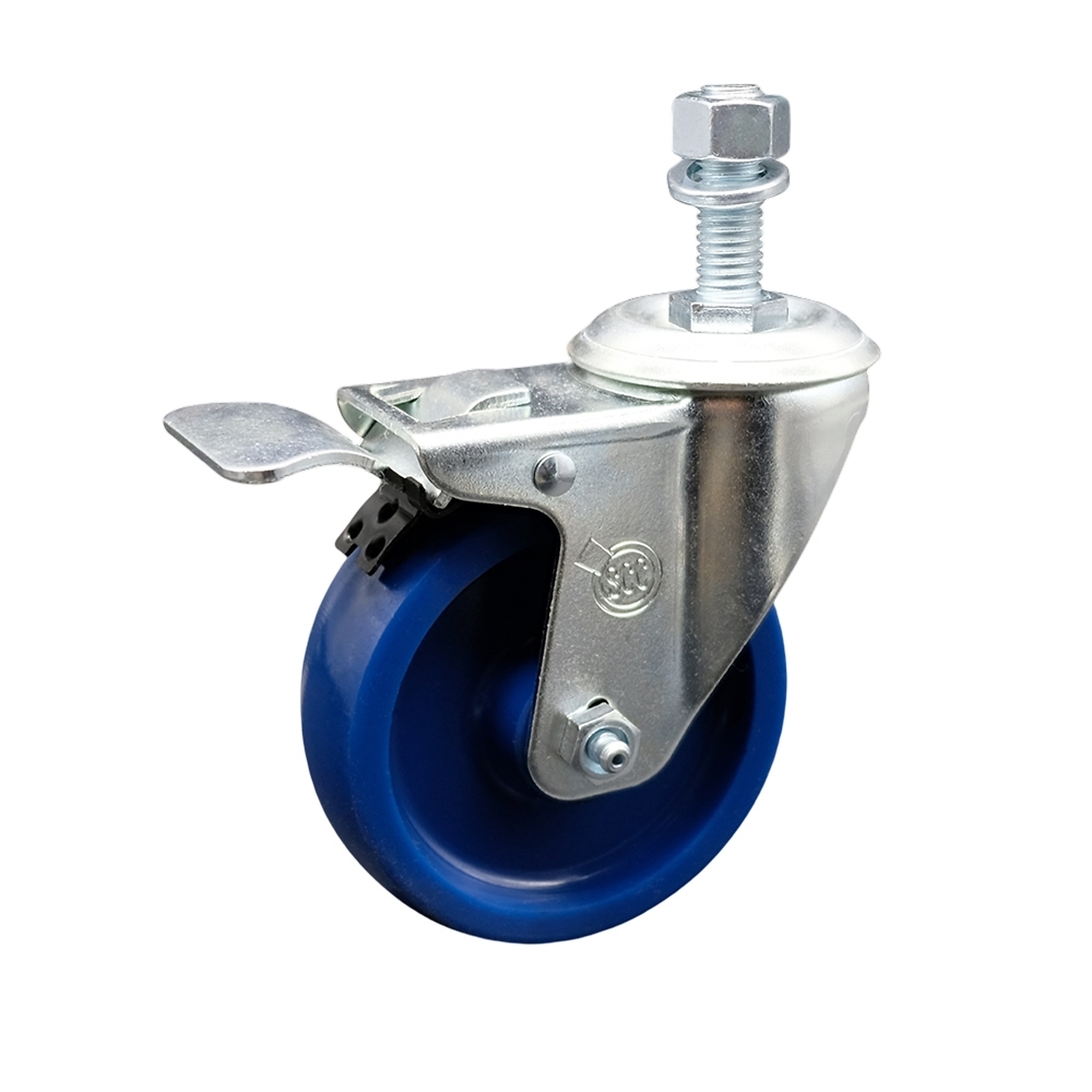 Service Caster, 4Inch x 1 1/4Inch Stem Caster, Wheel Diameter 4 in, Caster Type Swivel, Package (qty.) 1, Model SCC-TSTTL20S414-SPUS-M1215