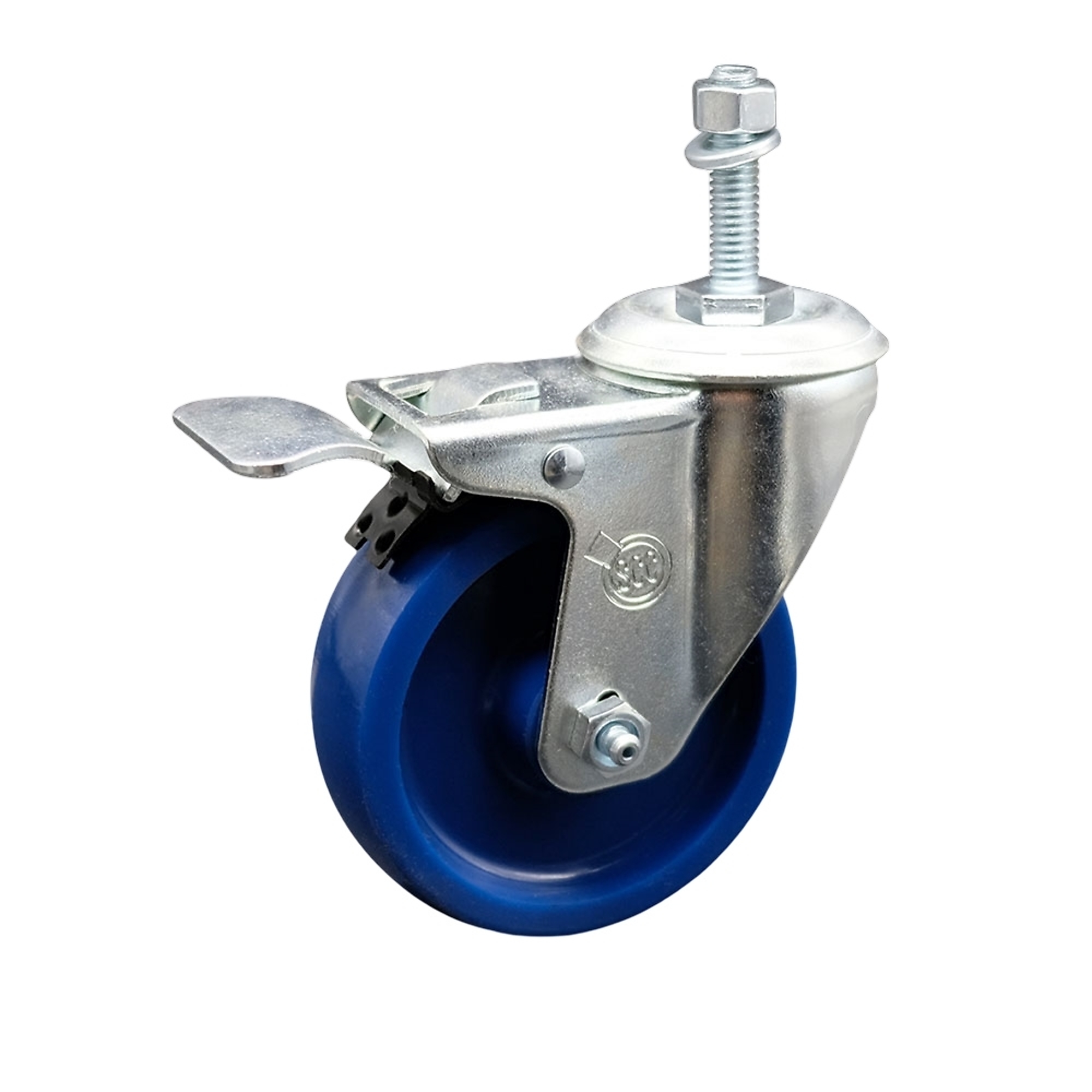 Service Caster, 4Inch x 1 1/4Inch Stem Caster, Wheel Diameter 4 in, Caster Type Swivel, Package (qty.) 1, Model SCC-TSTTL20S414-SPUS-381615