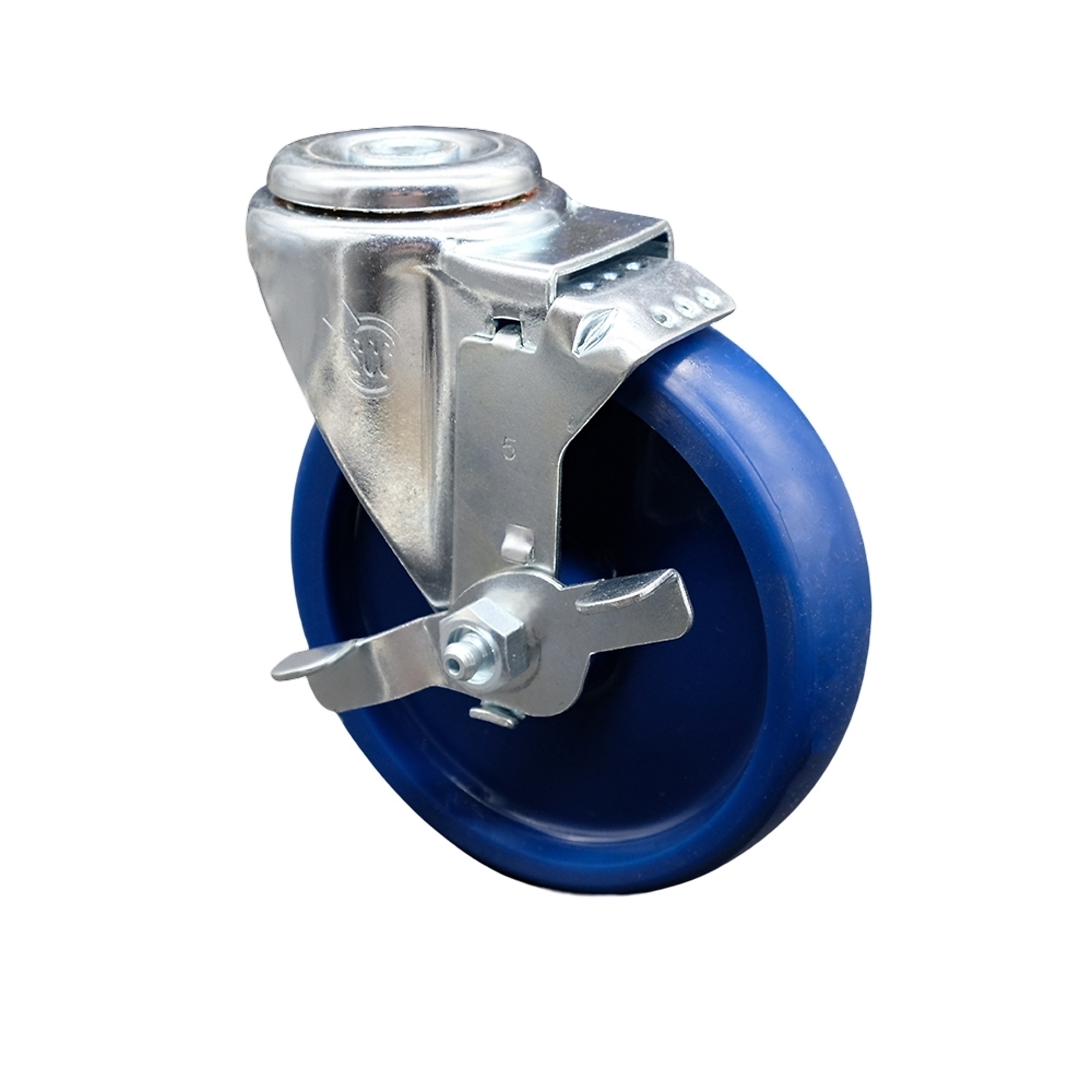 Service Caster, 5Inch x 1 1/4Inch Stem Caster, Wheel Diameter 5 in, Caster Type Swivel, Package (qty.) 1, Model SCC-BH20S514-SPUS-TLB