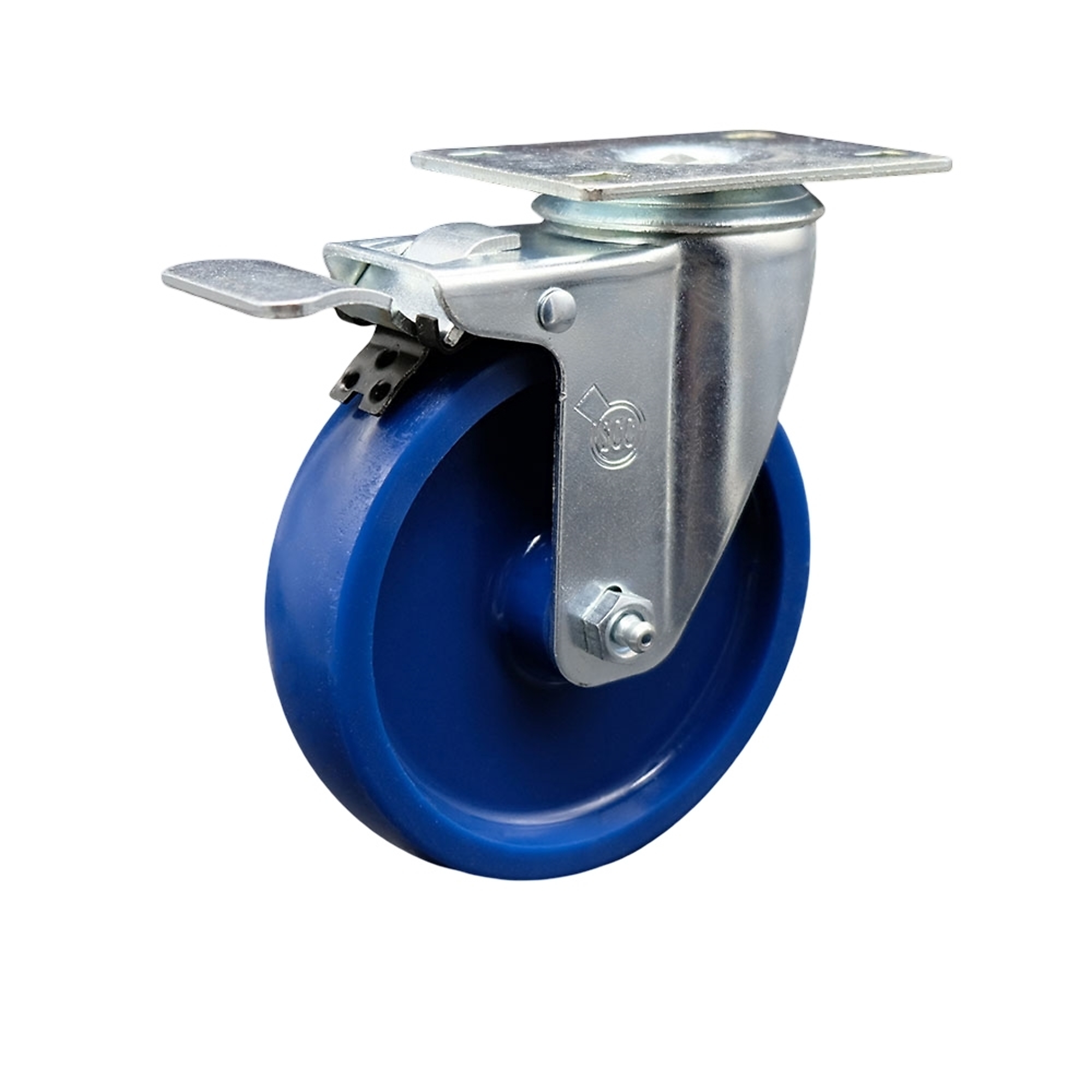 Service Caster, 5Inch x 1 1/4Inch Plate Caster, Wheel Diameter 5 in, Caster Type Swivel, Package (qty.) 1, Model SCC-SSTTL20S514-SPUS