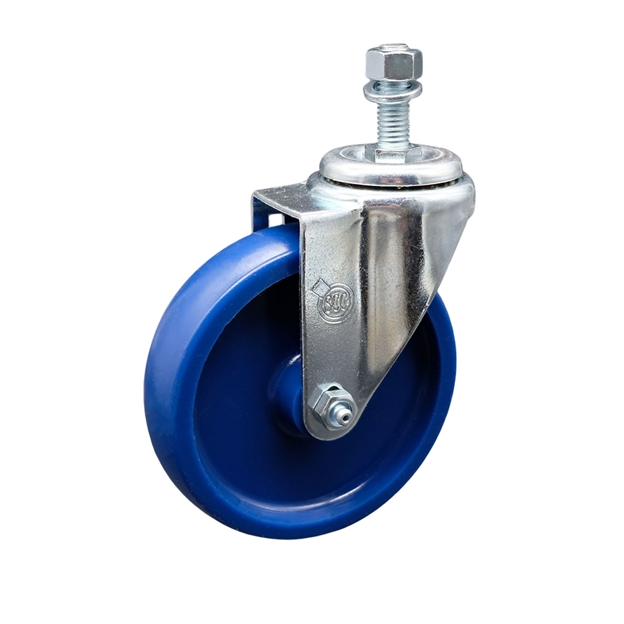 Service Caster, 5Inch x 1 1/4Inch Stem Caster, Wheel Diameter 5 in, Caster Type Swivel, Package (qty.) 1, Model SCC-SSTS20S514-SPUS-M1215