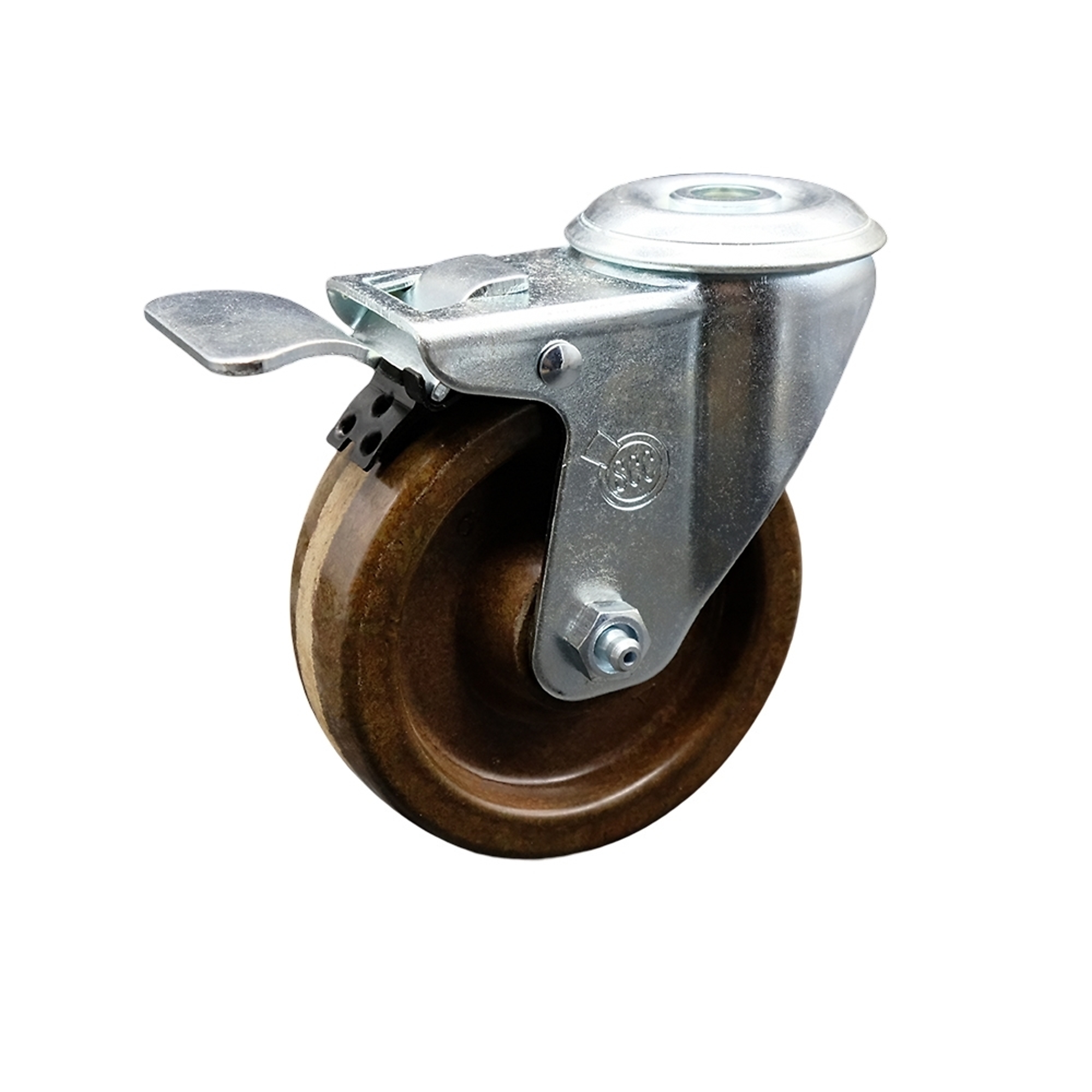 Service Caster, 4Inch x 1 1/4Inch Stem Caster, Wheel Diameter 4 in, Caster Type Swivel, Package (qty.) 1, Model SCC-BHTTL20S414-PHRHT