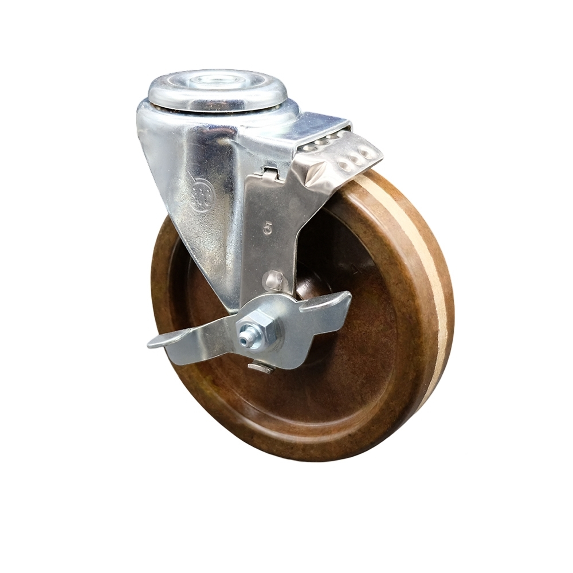 Service Caster, 5Inch x 1 1/4Inch Stem Caster, Wheel Diameter 5 in, Caster Type Swivel, Package (qty.) 1, Model SCC-BH20S514-PHRHT-TLB