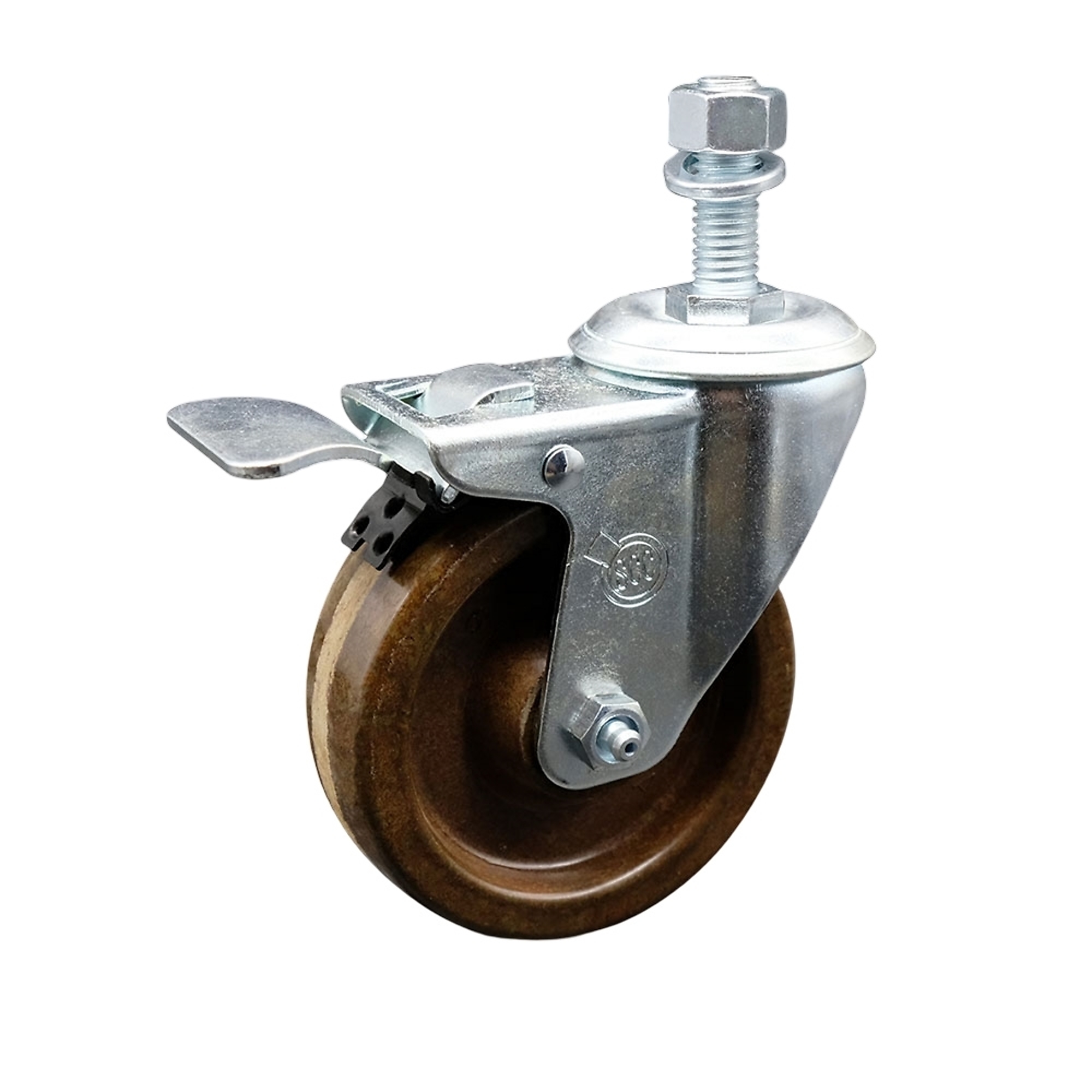 Service Caster, 4Inch x 1 1/4Inch Stem Caster, Wheel Diameter 4 in, Caster Type Swivel, Package (qty.) 1, Model SCC-TSTTL20S414-PHRHT-M1215