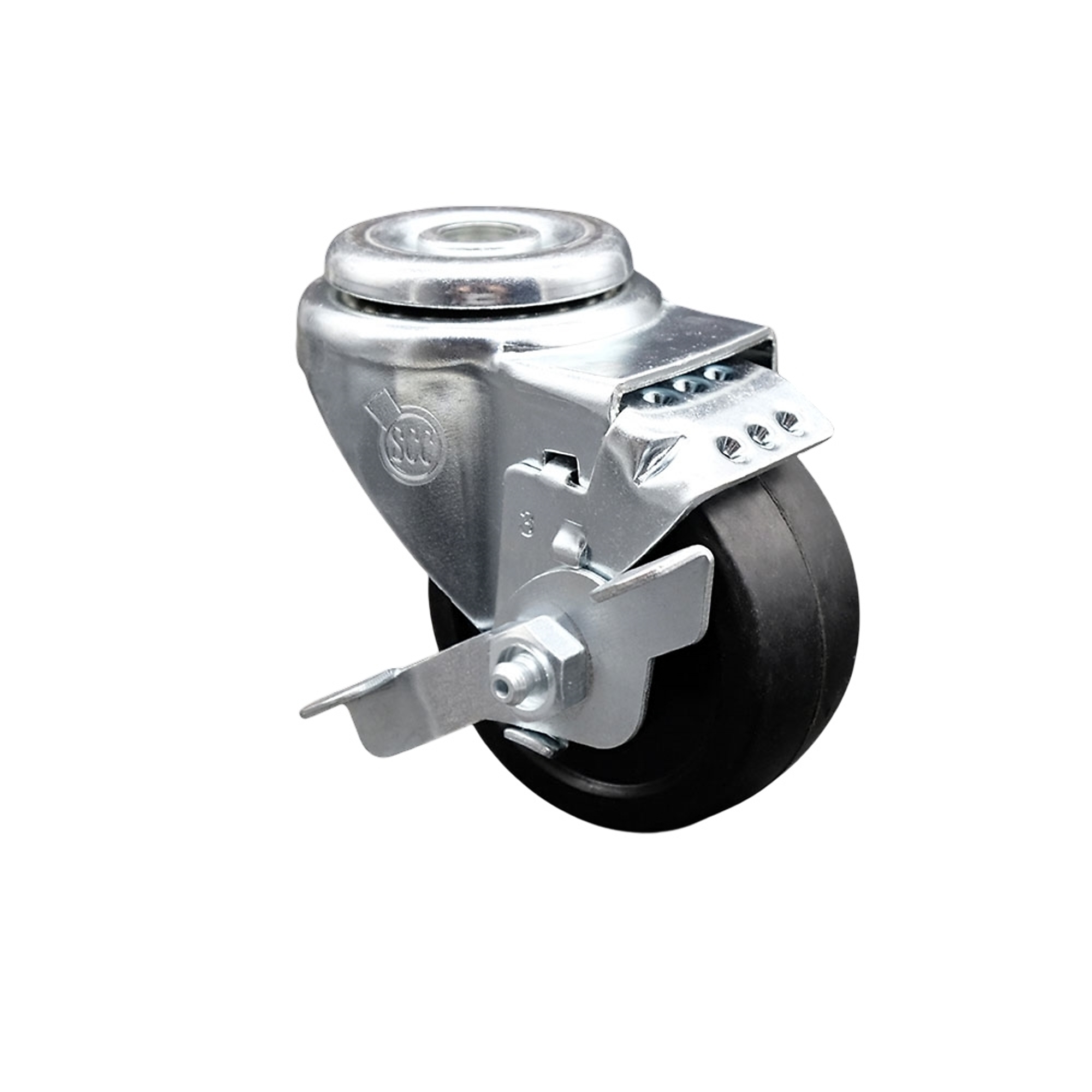 Service Caster, 3Inch x 1 1/4Inch Stem Caster, Wheel Diameter 3 in, Caster Type Swivel, Package (qty.) 1, Model SCC-BH20S314-SRS-TLB