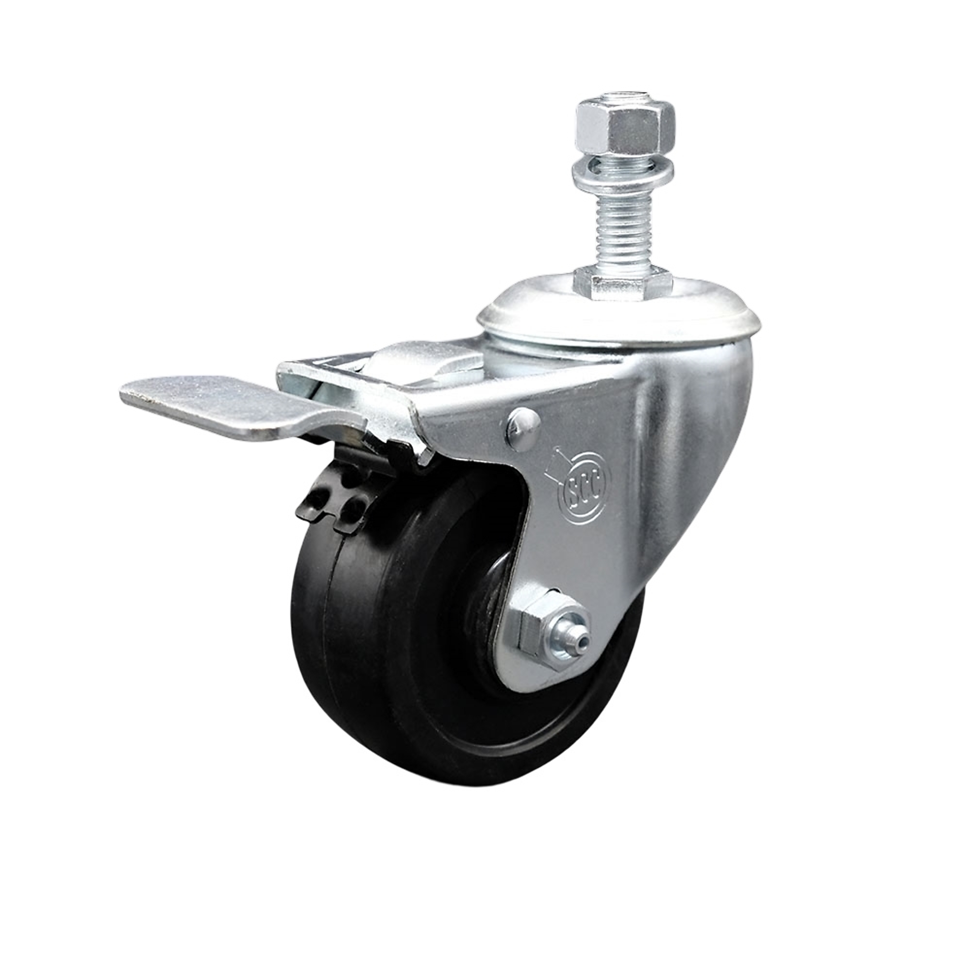 Service Caster, 3 1/2Inch x 1 1/4Inch Stem Caster, Wheel Diameter 3.5 in, Caster Type Swivel, Package (qty.) 1, Model SCC-SSTSTTL20S3514-SRS-121315