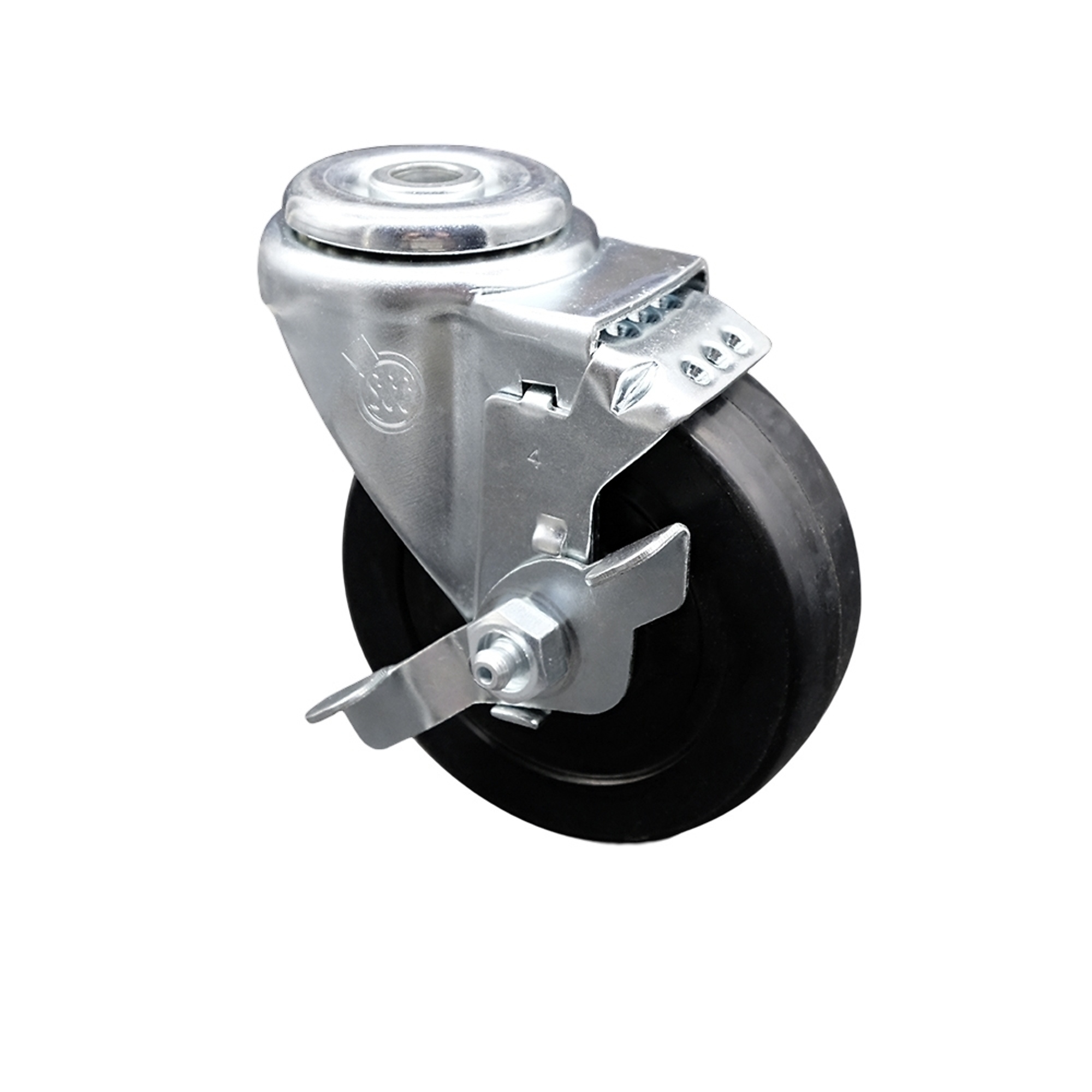 Service Caster, 4Inch x 1 1/4Inch Stem Caster, Wheel Diameter 4 in, Caster Type Swivel, Package (qty.) 1, Model SCC-BH20S414-SRS-TLB