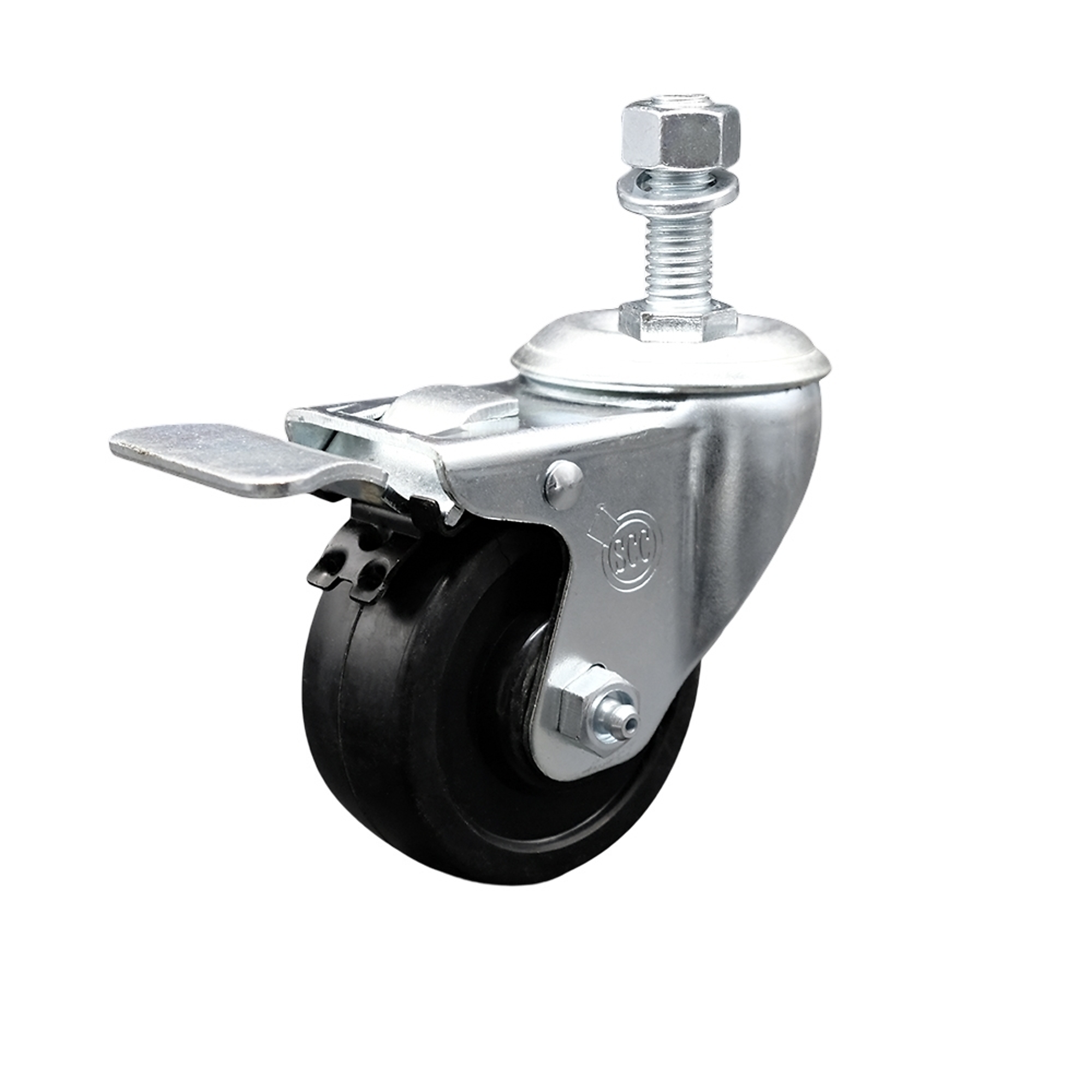 Service Caster, 3 1/2Inch x 1 1/4Inch Stem Caster, Wheel Diameter 3.5 in, Caster Type Swivel, Package (qty.) 1, Model SCC-SSTSTTL20S3514-SRS-M1215