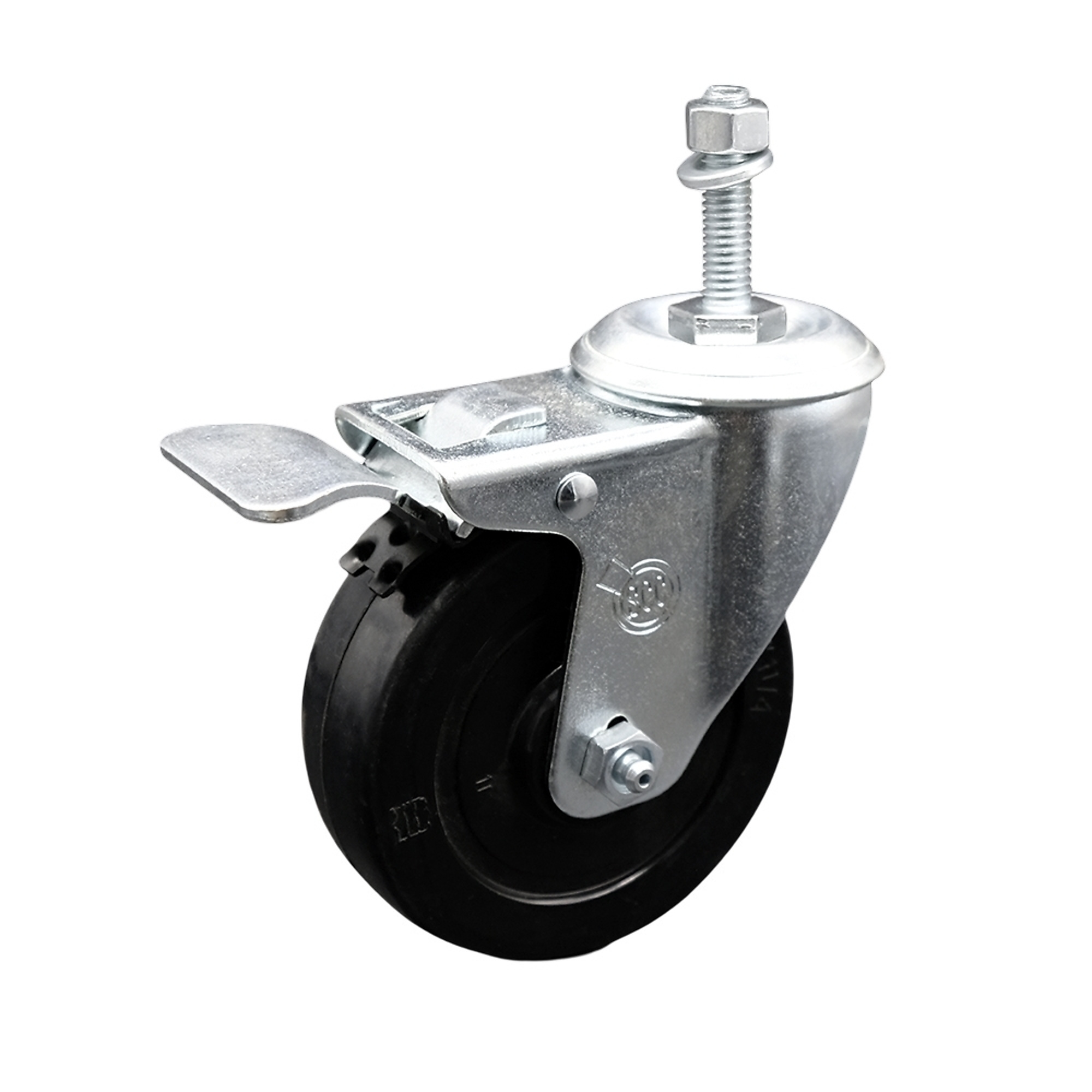 Service Caster, 4Inch x 1 1/4Inch Stem Caster, Wheel Diameter 4 in, Caster Type Swivel, Package (qty.) 1, Model SCC-TSTTL20S414-SRS-M1015