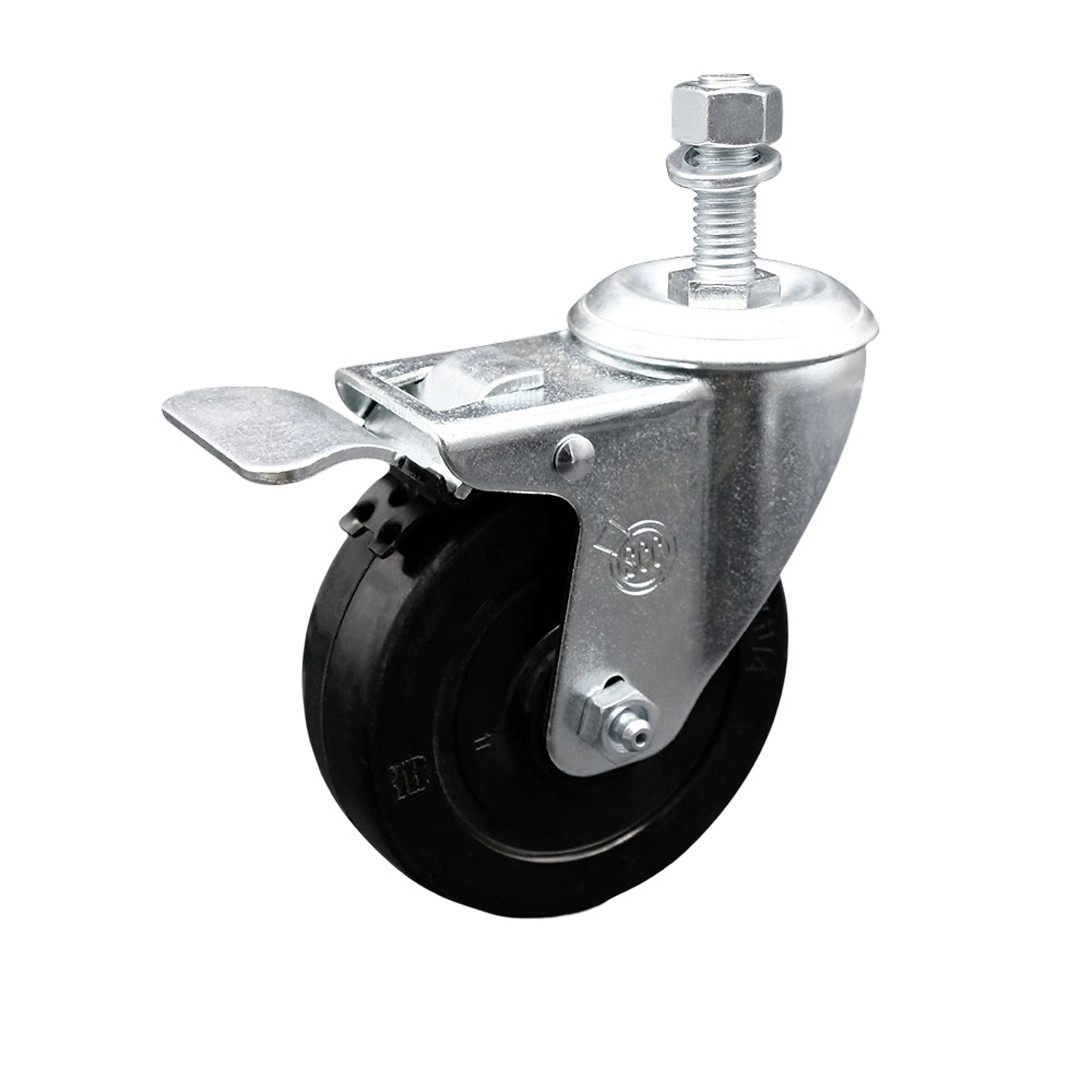 Service Caster, 4Inch x 1 1/4Inch Stem Caster, Wheel Diameter 4 in, Caster Type Swivel, Package (qty.) 1, Model SCC-TSTTL20S414-SRS-121315