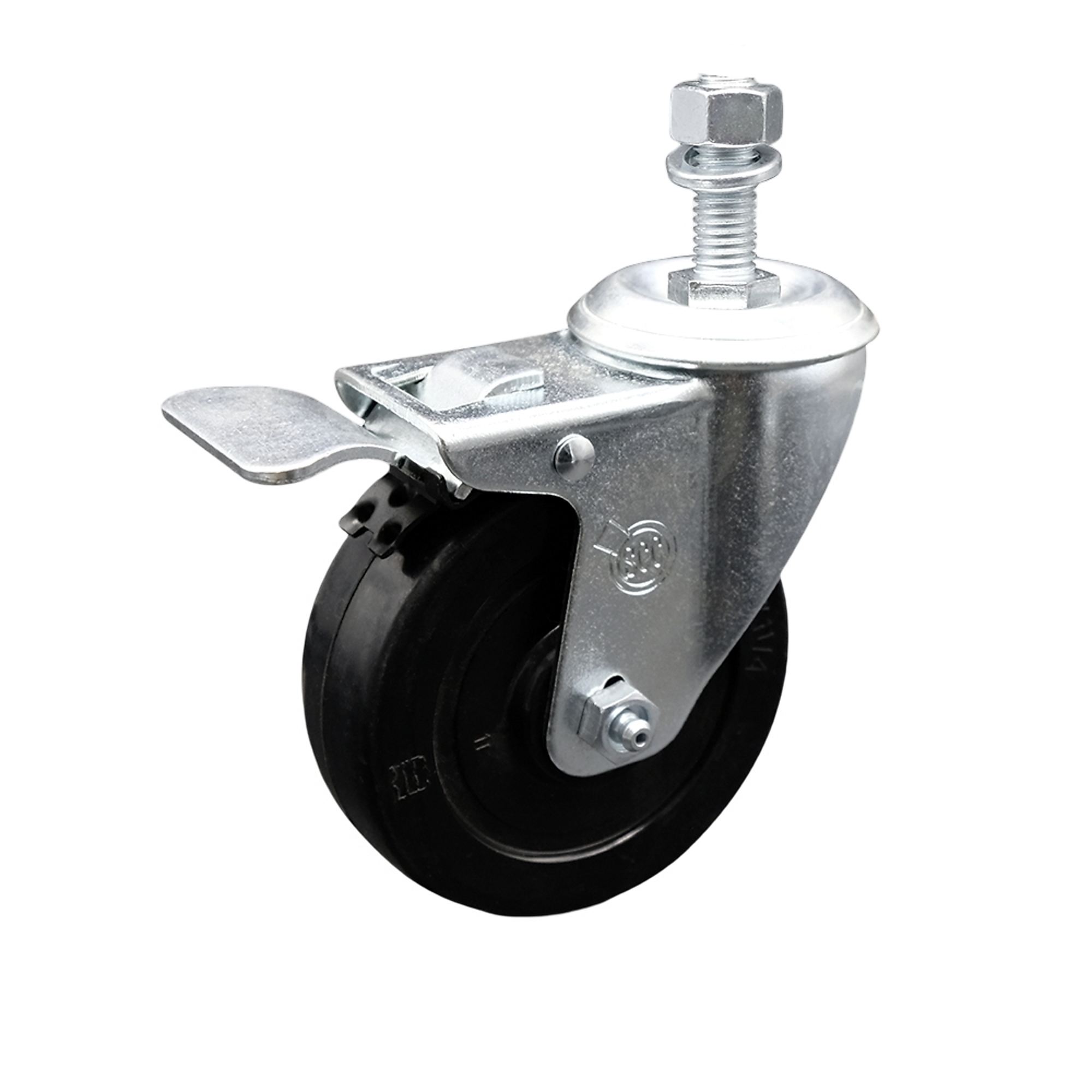 Service Caster, 4Inch x 1 1/4Inch Stem Caster, Wheel Diameter 4 in, Caster Type Swivel, Package (qty.) 1, Model SCC-SSTSTTL20S414-SRS-121315