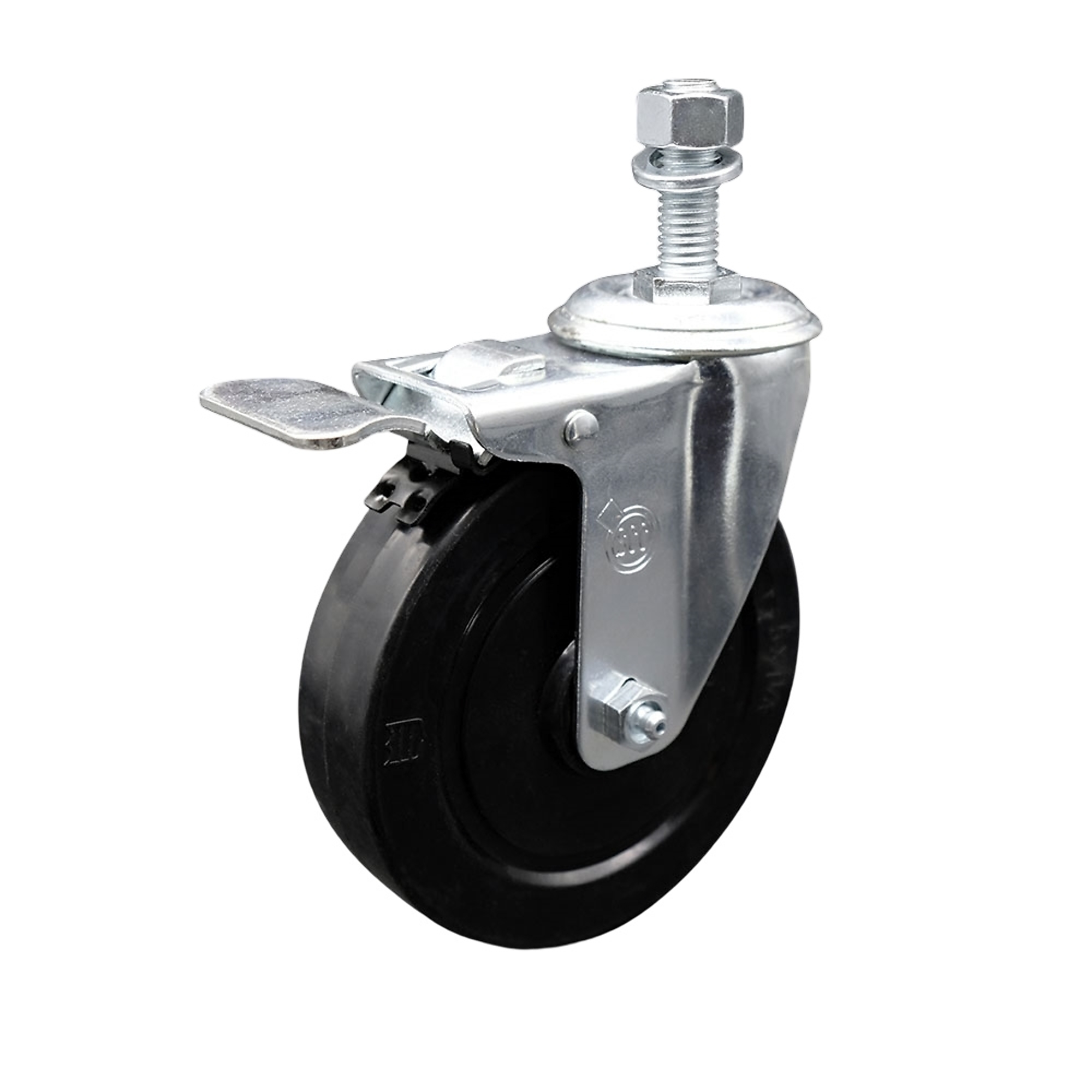 Service Caster, 5Inch x 1 1/4Inch Stem Caster, Wheel Diameter 5 in, Caster Type Swivel, Package (qty.) 1, Model SCC-TSTTL20S514-SRS-121315