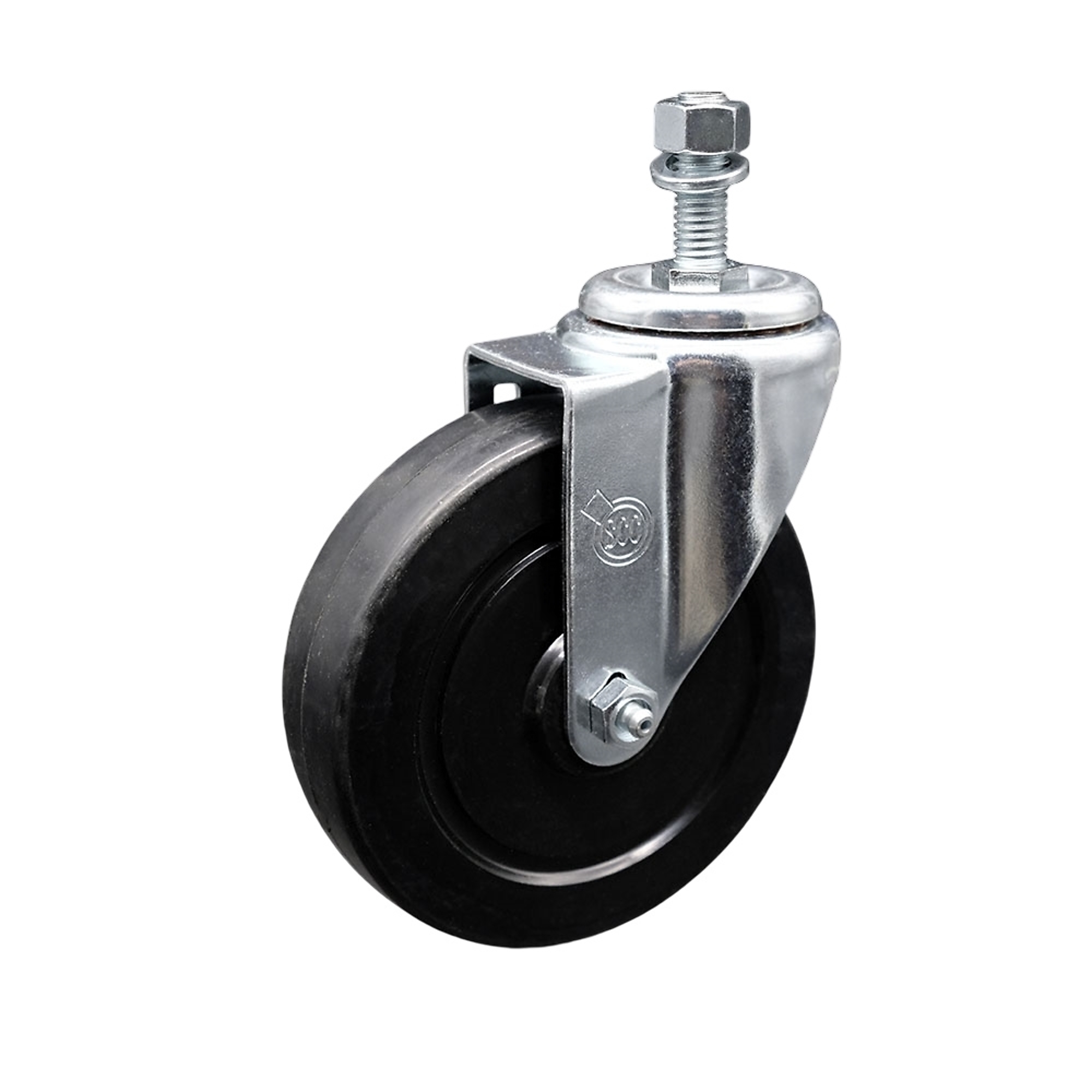 Service Caster, 5Inch x 1 1/4Inch Stem Caster, Wheel Diameter 5 in, Caster Type Swivel, Package (qty.) 1, Model SCC-TS20S514-SRS-121315