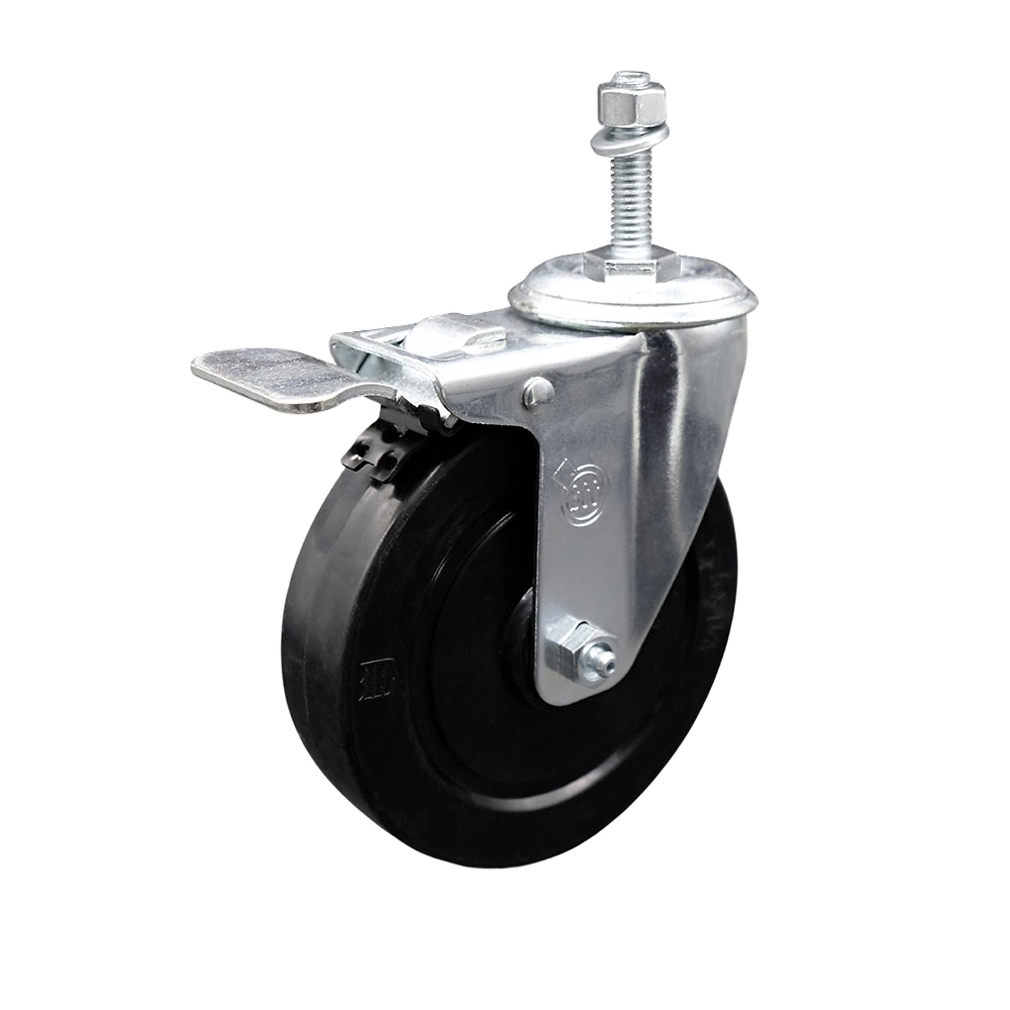 Service Caster, 5Inch x 1 1/4Inch Stem Caster, Wheel Diameter 5 in, Caster Type Swivel, Package (qty.) 1, Model SCC-TSTTL20S514-SRS-M1015