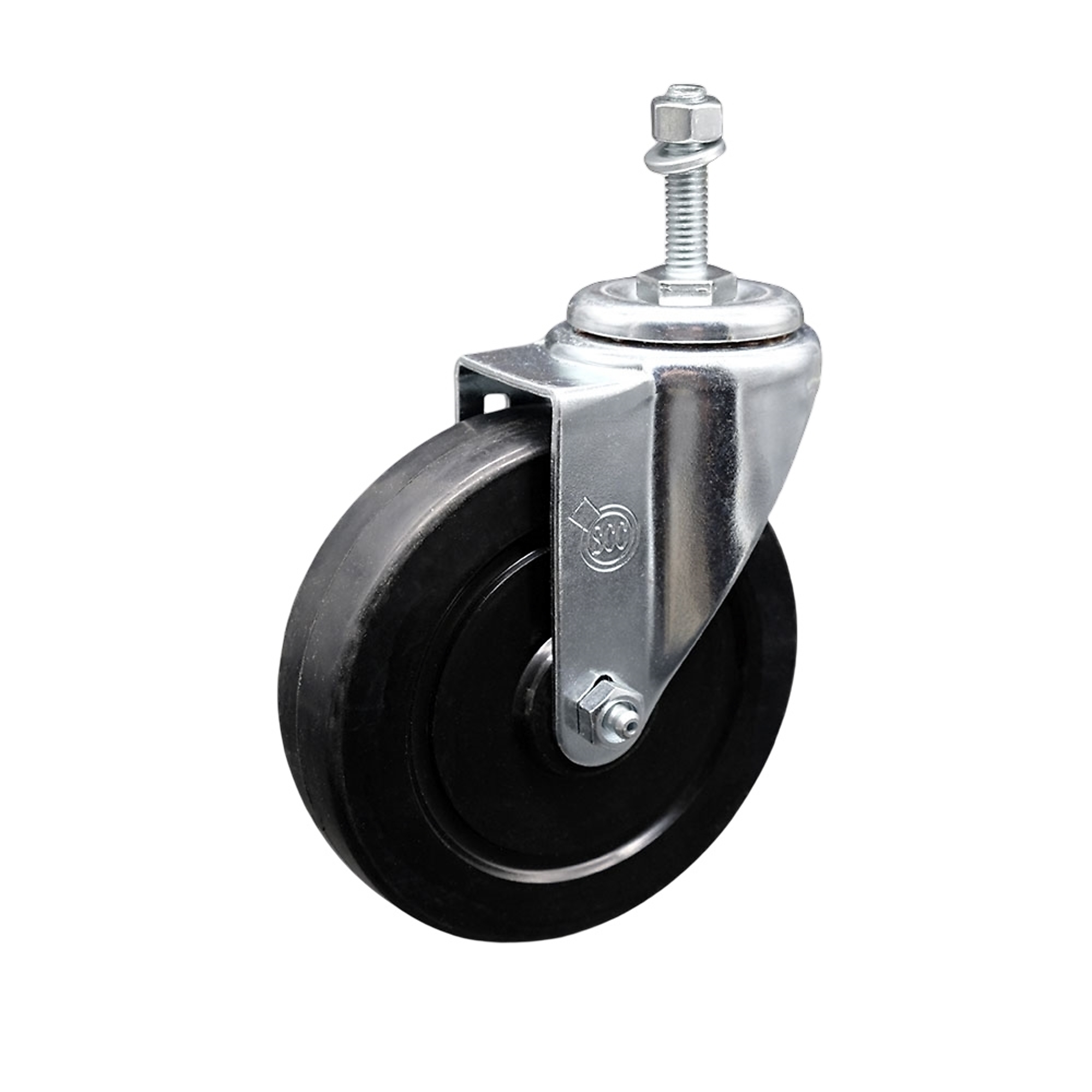 Service Caster, 5Inch x 1 1/4Inch Stem Caster, Wheel Diameter 5 in, Caster Type Swivel, Package (qty.) 1, Model SCC-SSTS20S514-SRS-381615