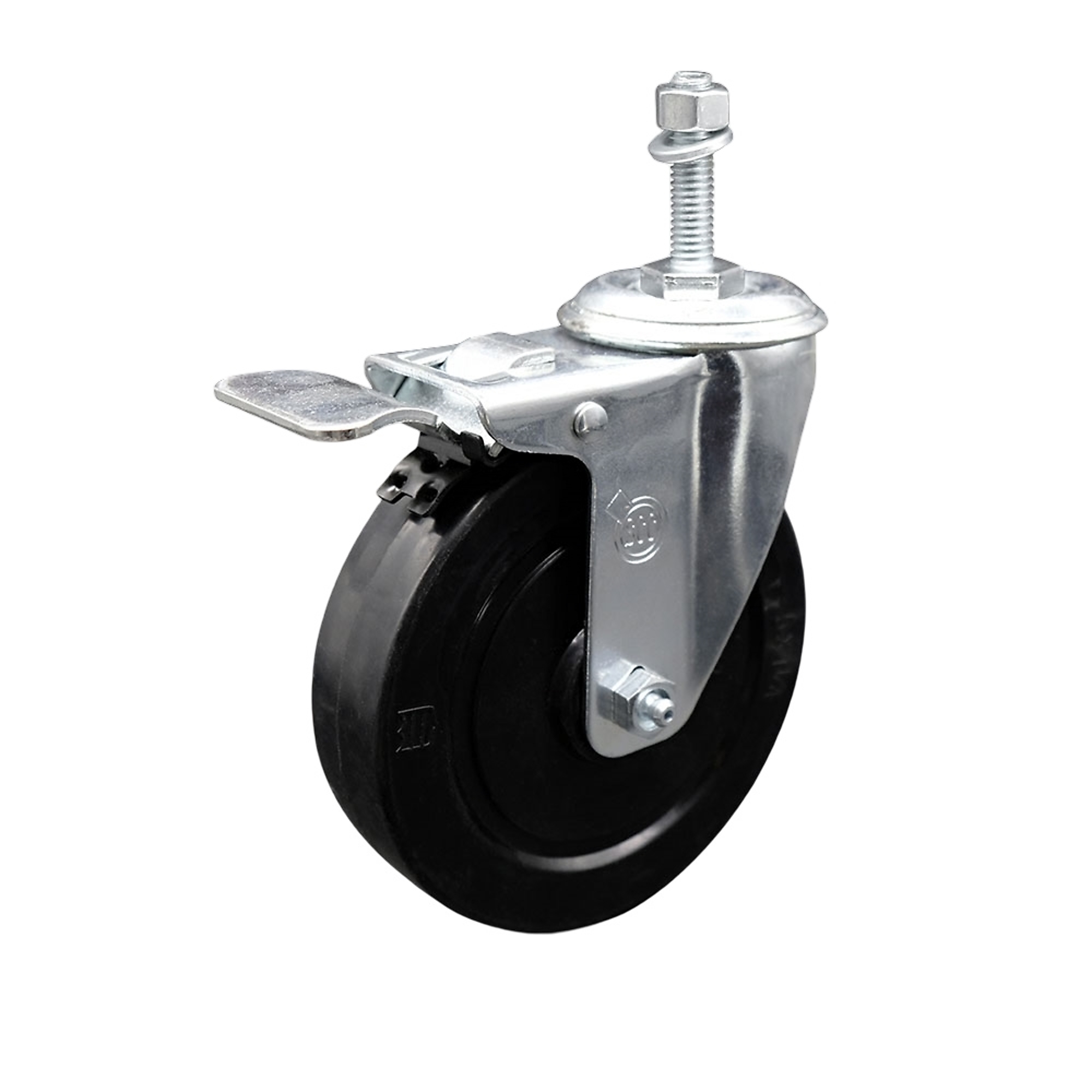 Service Caster, 5Inch x 1 1/4Inch Stem Caster, Wheel Diameter 5 in, Caster Type Swivel, Package (qty.) 1, Model SCC-TSTTL20S514-SRS-381615