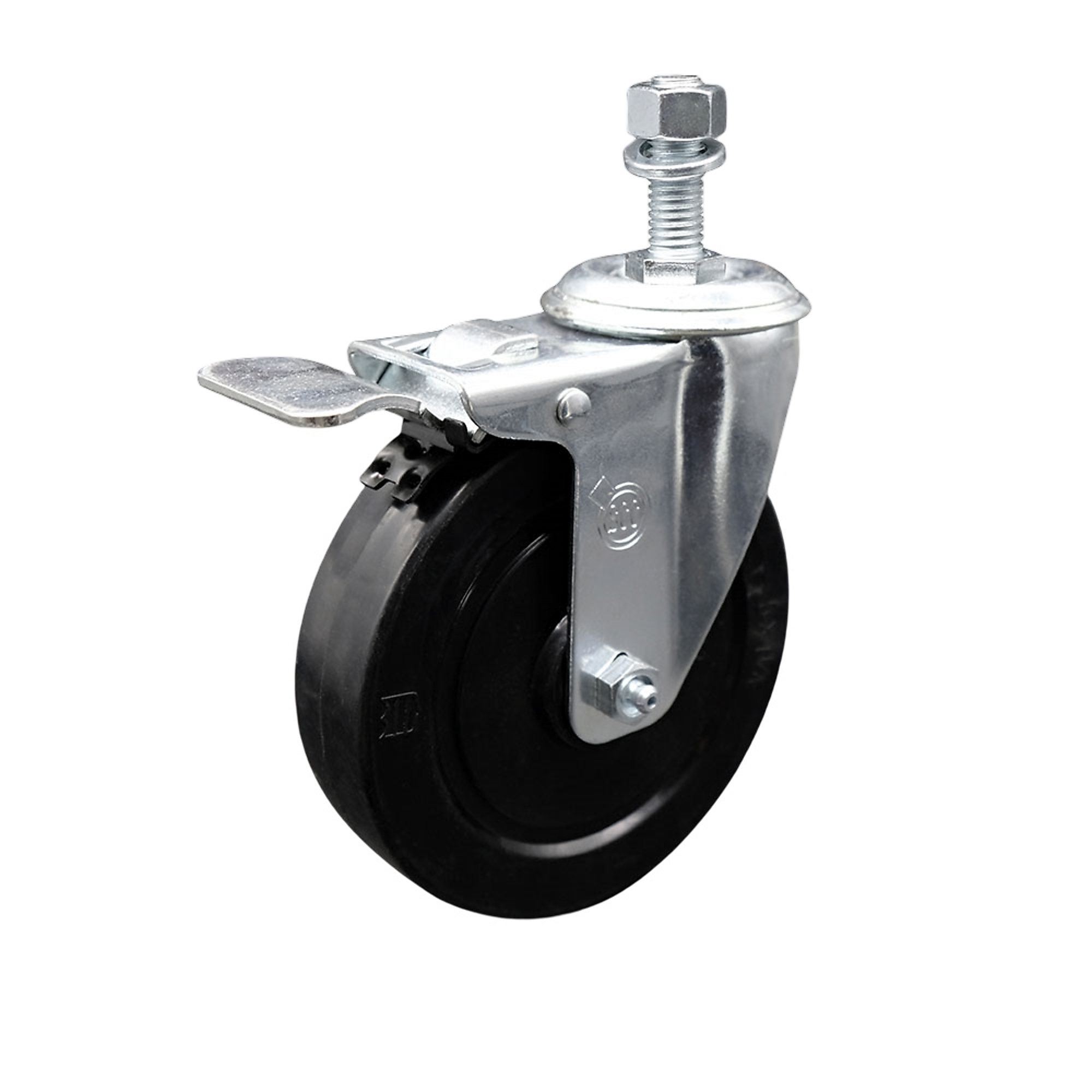 Service Caster, 5Inch x 1 1/4Inch Stem Caster, Wheel Diameter 5 in, Caster Type Swivel, Package (qty.) 1, Model SCC-TSTTL20S514-SRS-M1215