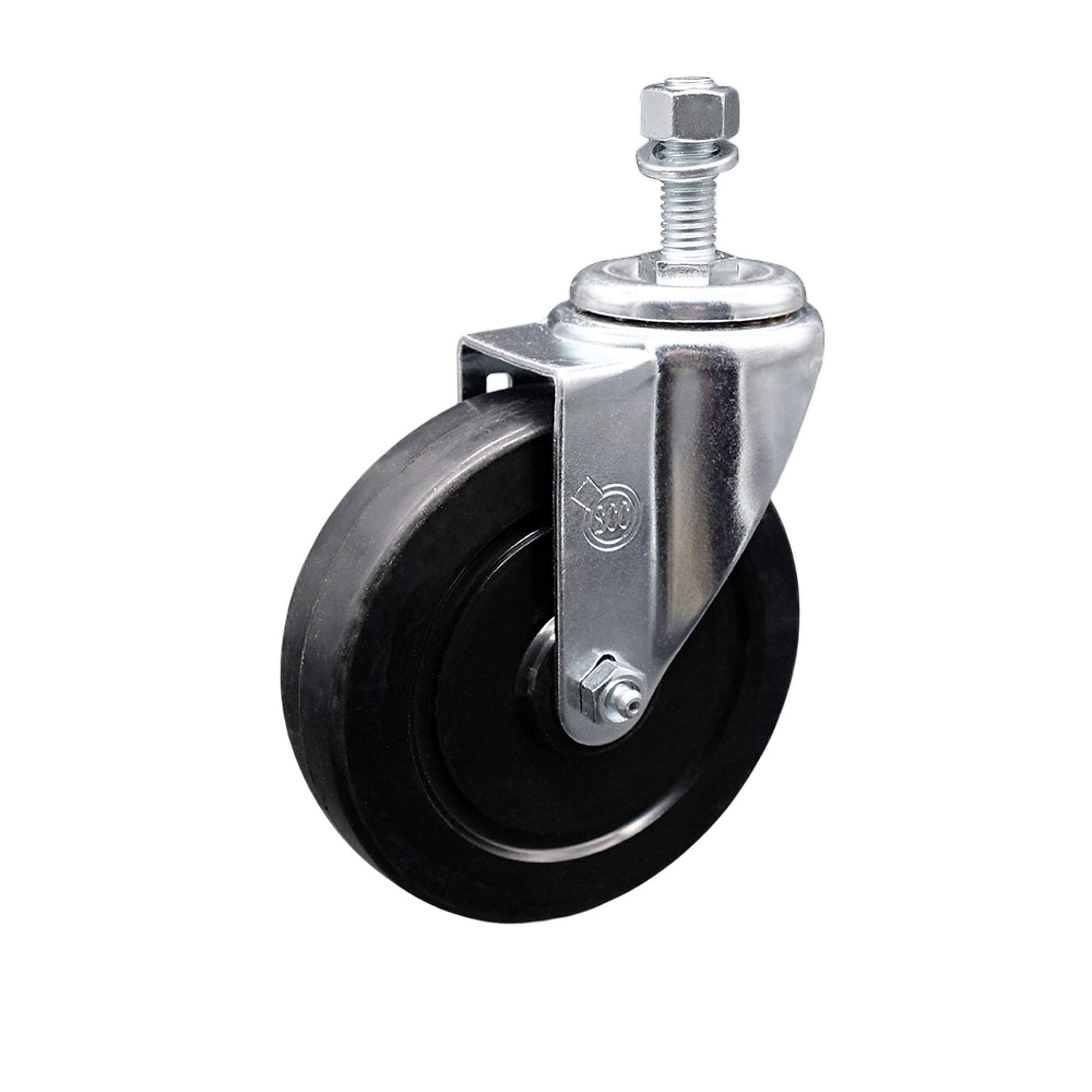 Service Caster, 5Inch x 1 1/4Inch Stem Caster, Wheel Diameter 5 in, Caster Type Swivel, Package (qty.) 1, Model SCC-TS20S514-SRS-M1215