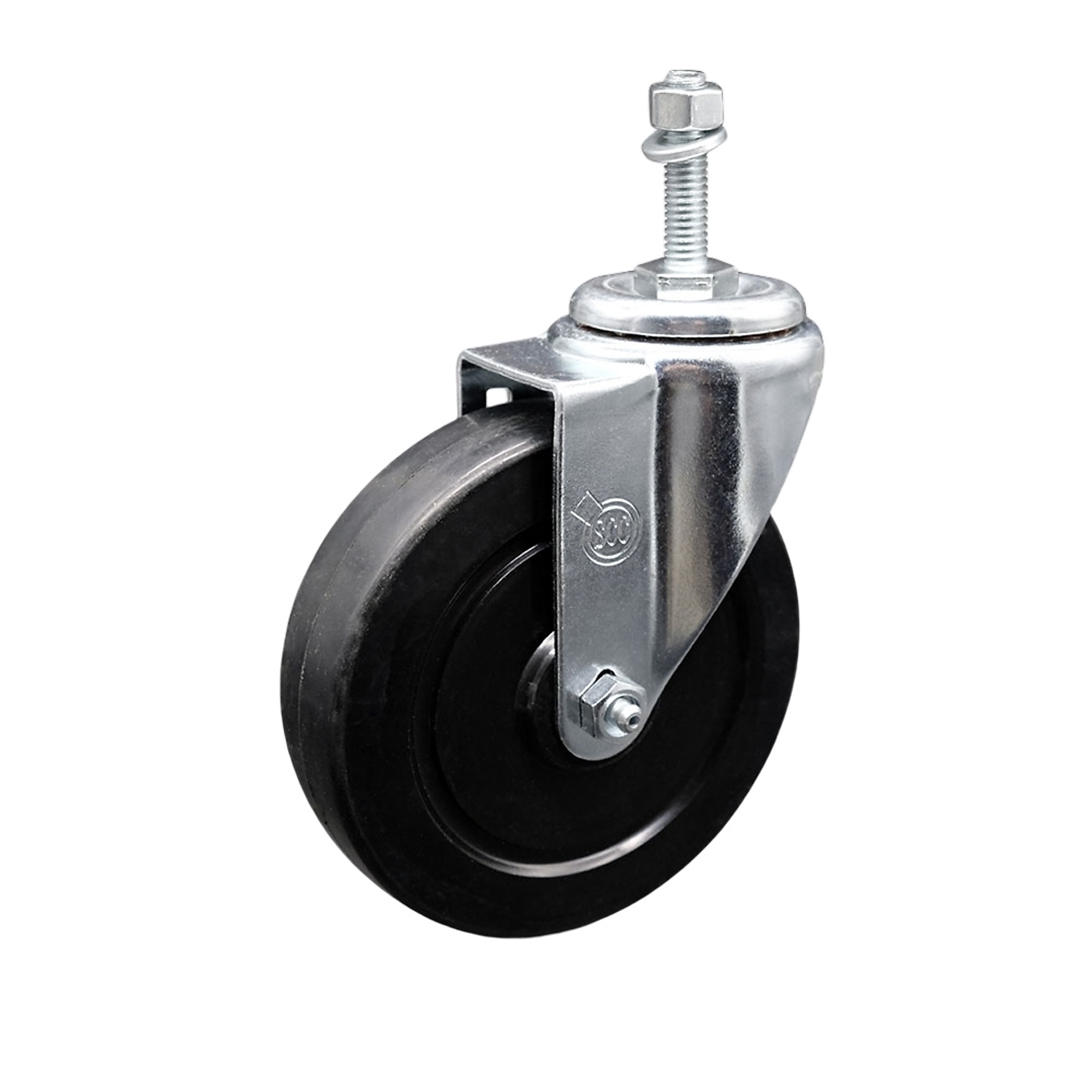 Service Caster, 5Inch x 1 1/4Inch Stem Caster, Wheel Diameter 5 in, Caster Type Swivel, Package (qty.) 1, Model SCC-TS20S514-SRS-M1015