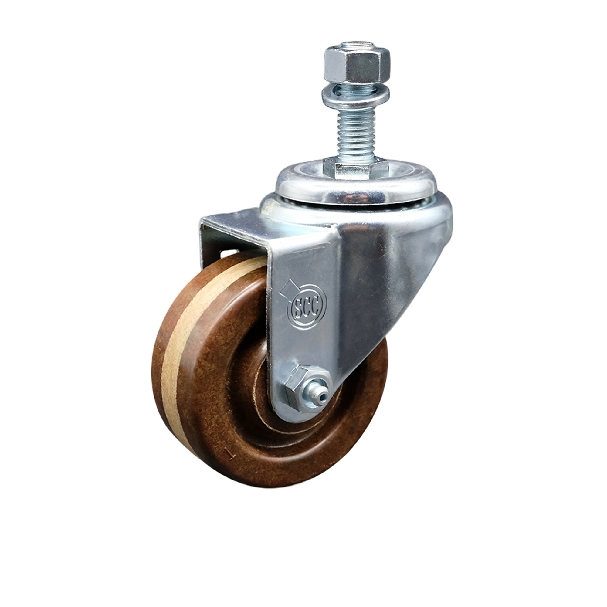 Service Caster, 3Inch x 1 1/4Inch Stem Caster, Wheel Diameter 3 in, Caster Type Swivel, Package (qty.) 1, Model SCC-SSTS20S314-PHSHT-M1215